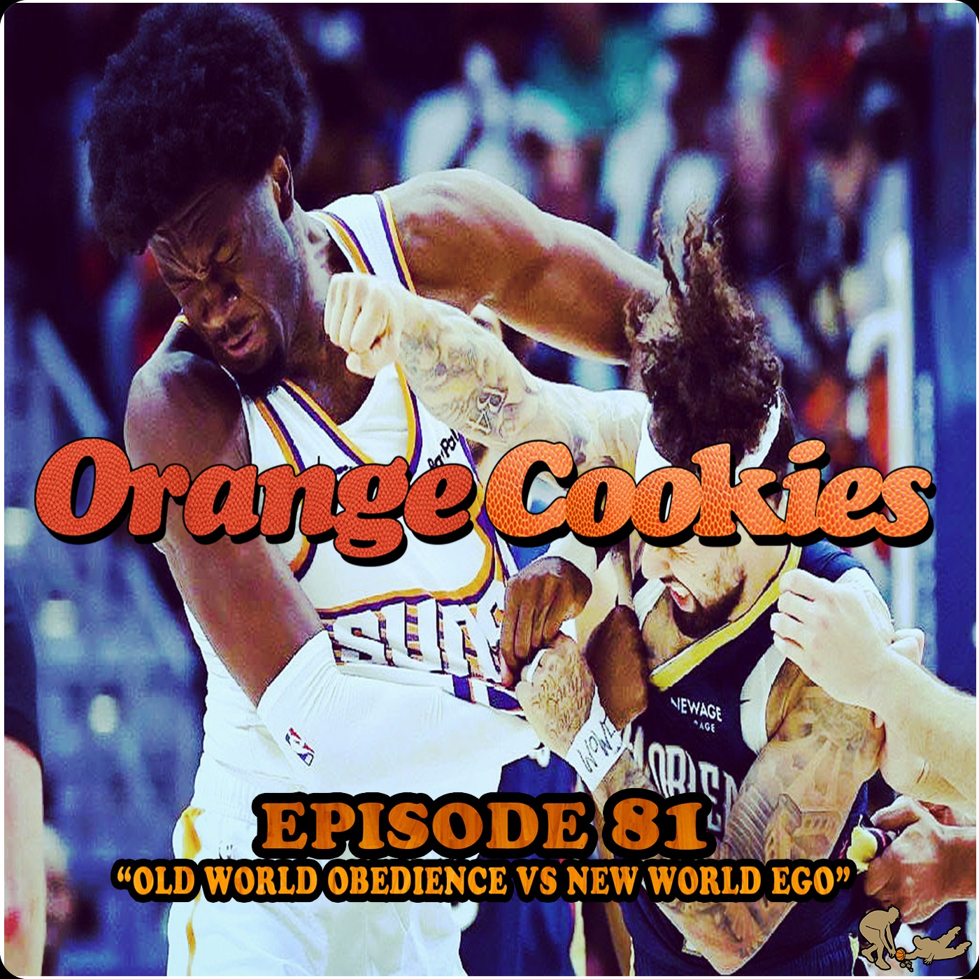 NBA Podcast Orange Cookies From The Association We All Love 🏀🍪