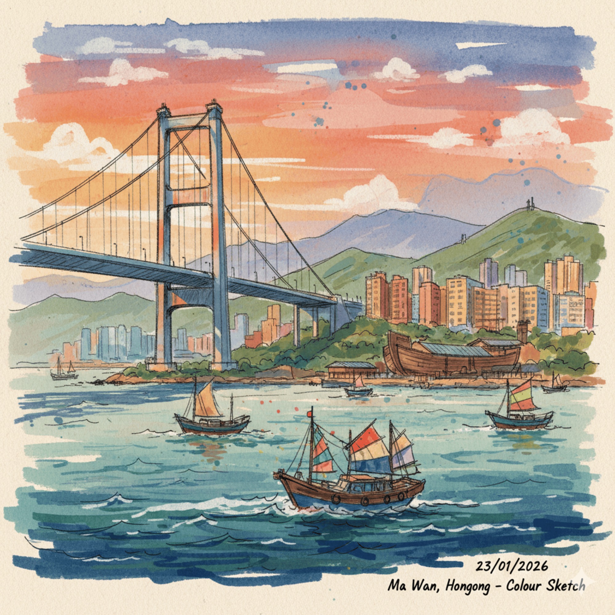 (FRA) l'évolution de l'île de Ma Wan, HONG KONG. episode artwork