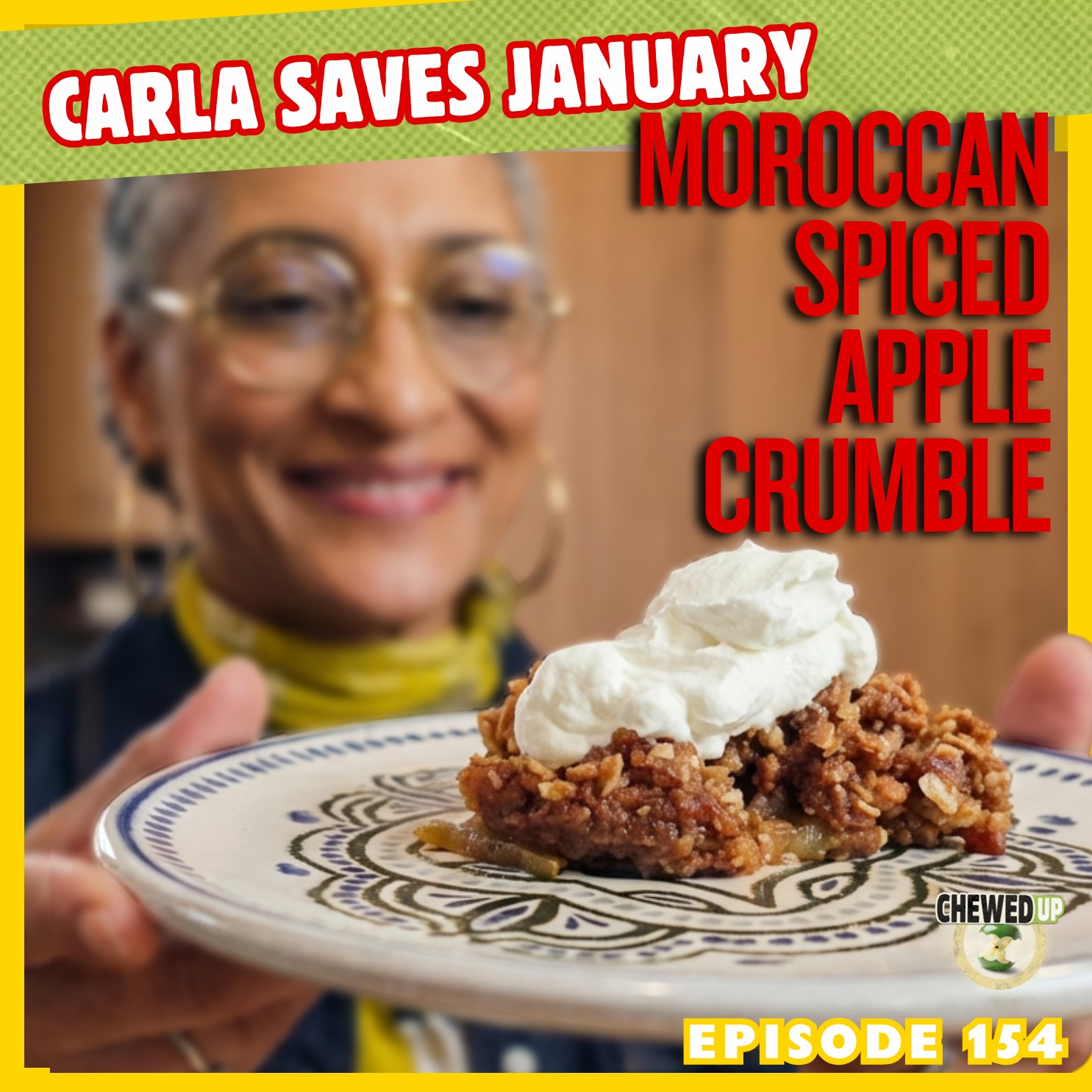 Moroccan-Spiced Apple Crumble | Carla Saves January