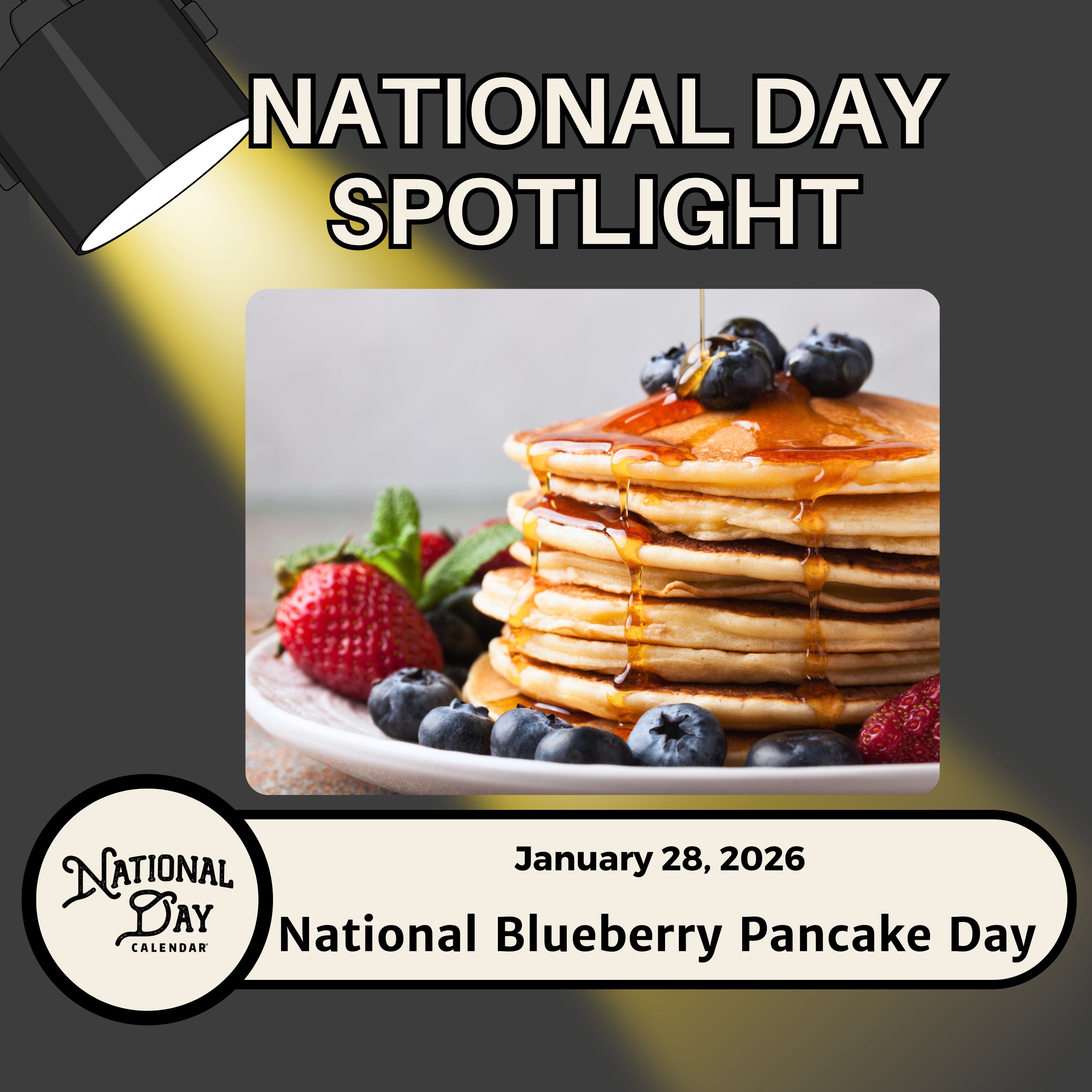 National Blueberry Pancake Day