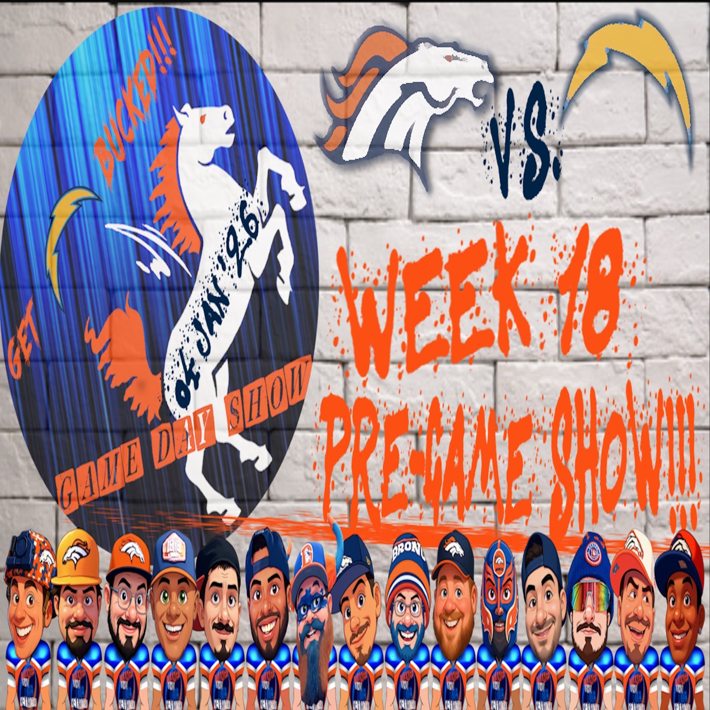 Broncos Vs. Chargers Week 18 Pre-Game Show!!! | GET BUCKED episode artwork