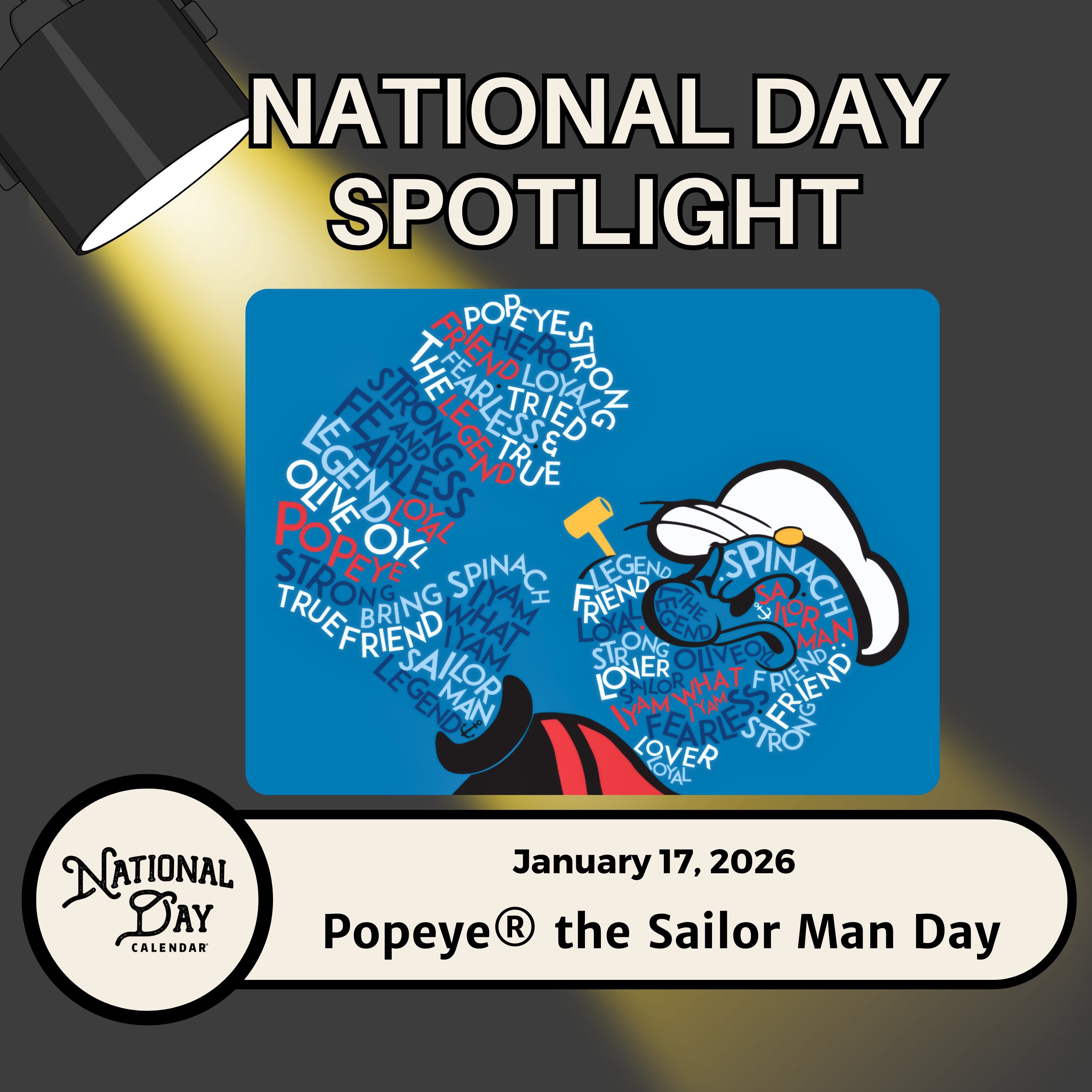 Popeye® the Sailor Man Day