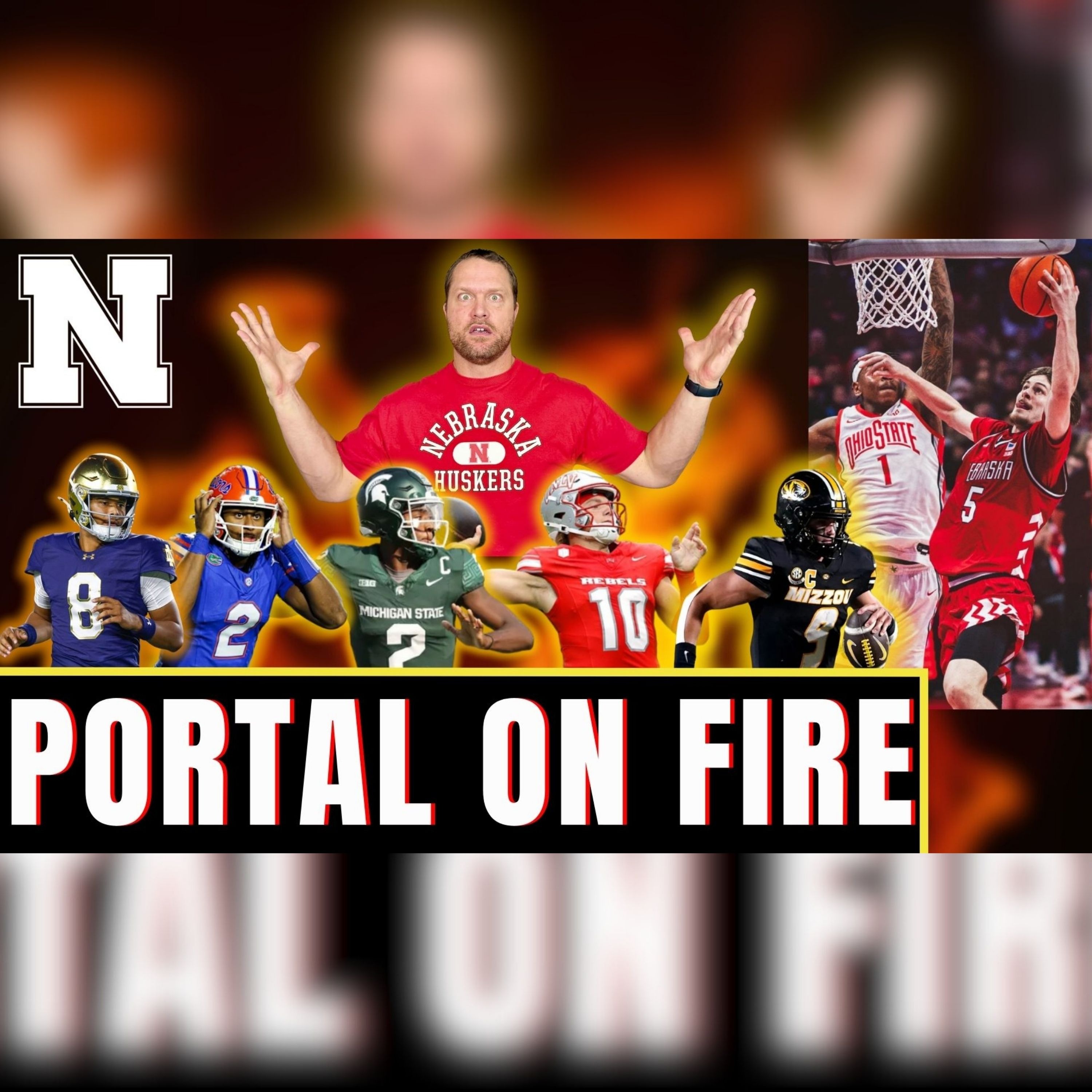 Nebraska PORTAL SHOCKER & Basketball Is 15-0! episode artwork