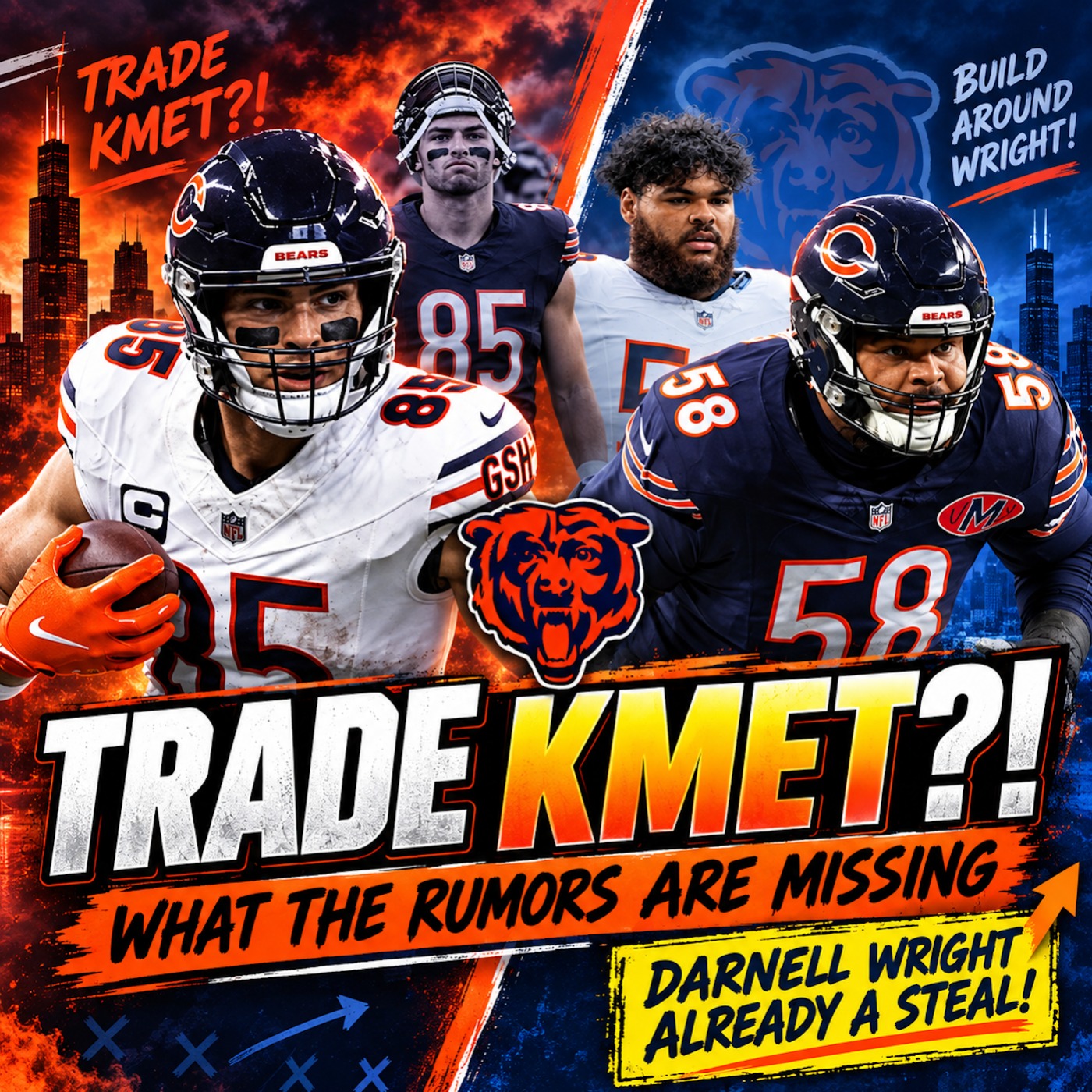 TRADE KMET?! 👀🐻 | Darnell Wright Already A BARGAIN + NFL Is BUYING The Bears