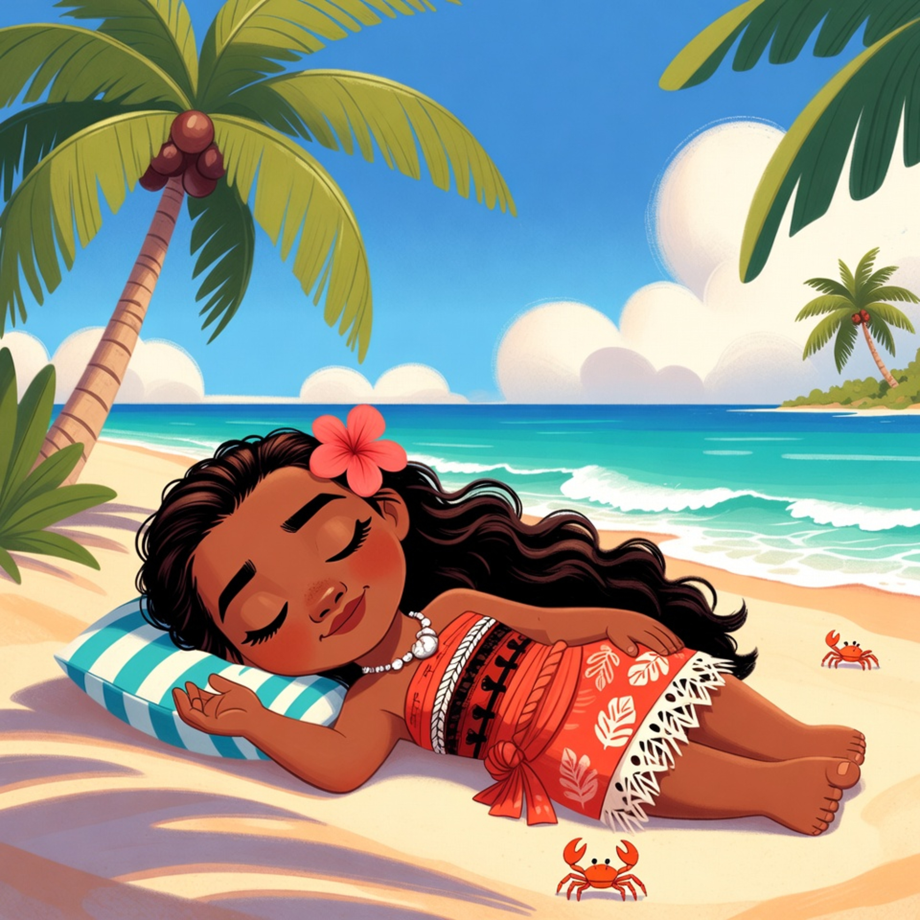 MOANA Bedtime Story 🌊 Moana and the Breathing Sea