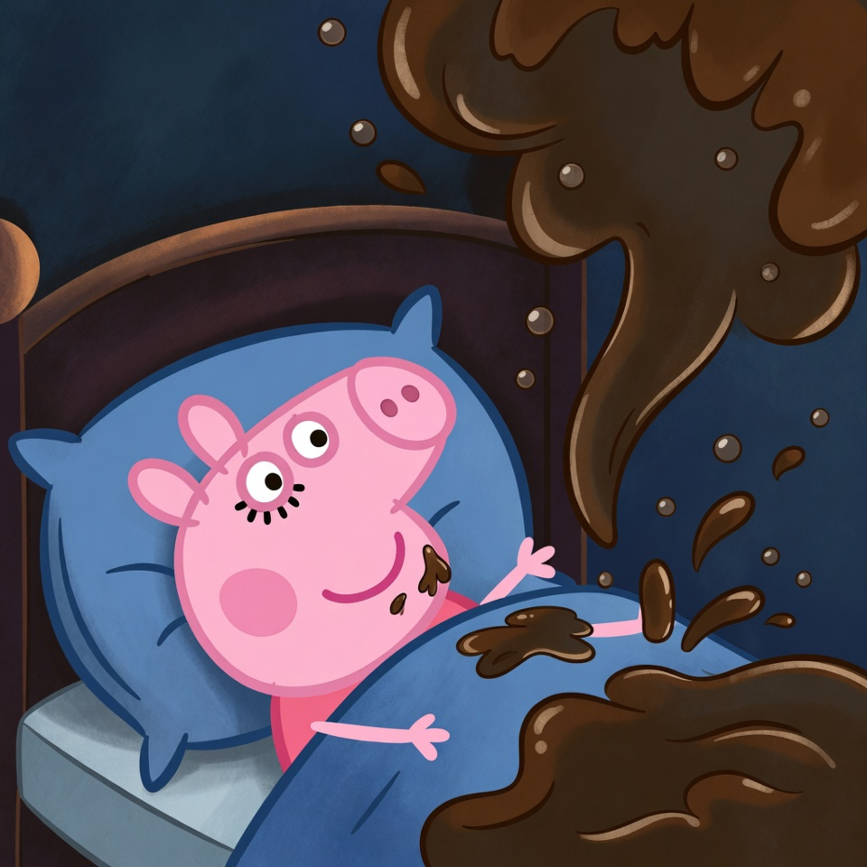 PEPPA PIG Bedtime Story 🐷 Peppa's Perfect Muddy Dream
