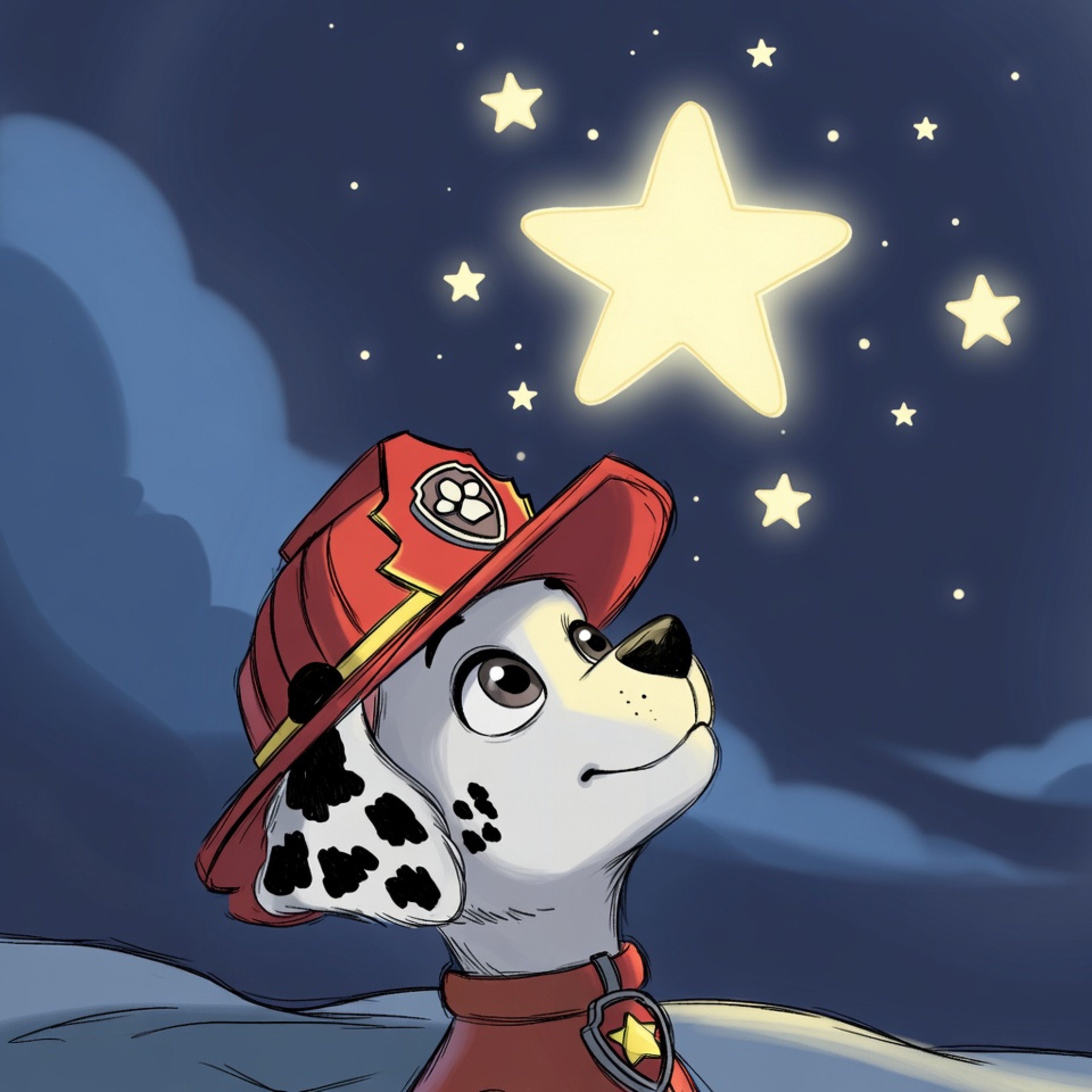 PAW PATROL Bedtime Story 🐾 Marshall and the Moonlit Star