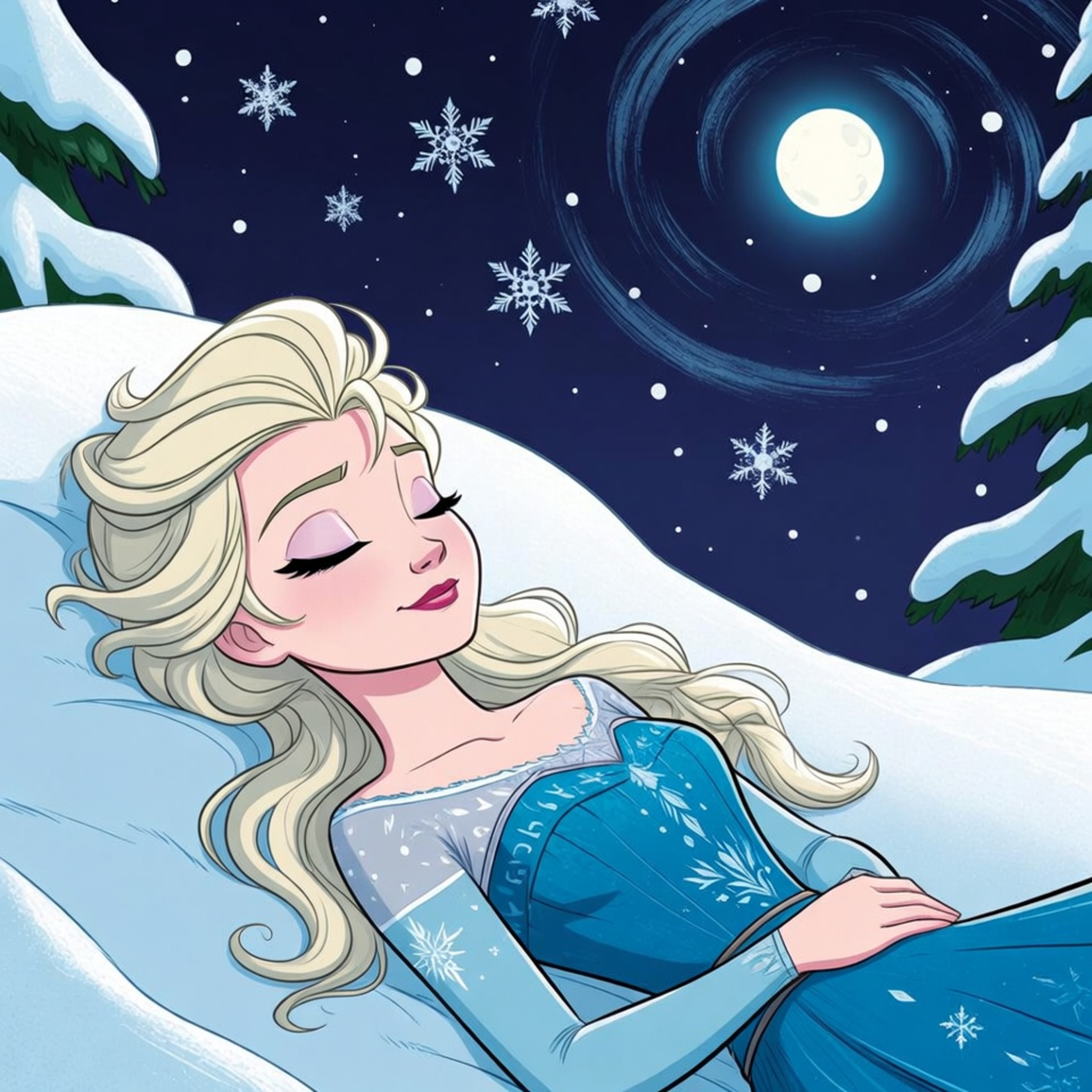 FROZEN Bedtime Story ❄️ Elsa and the Sleeping Snow