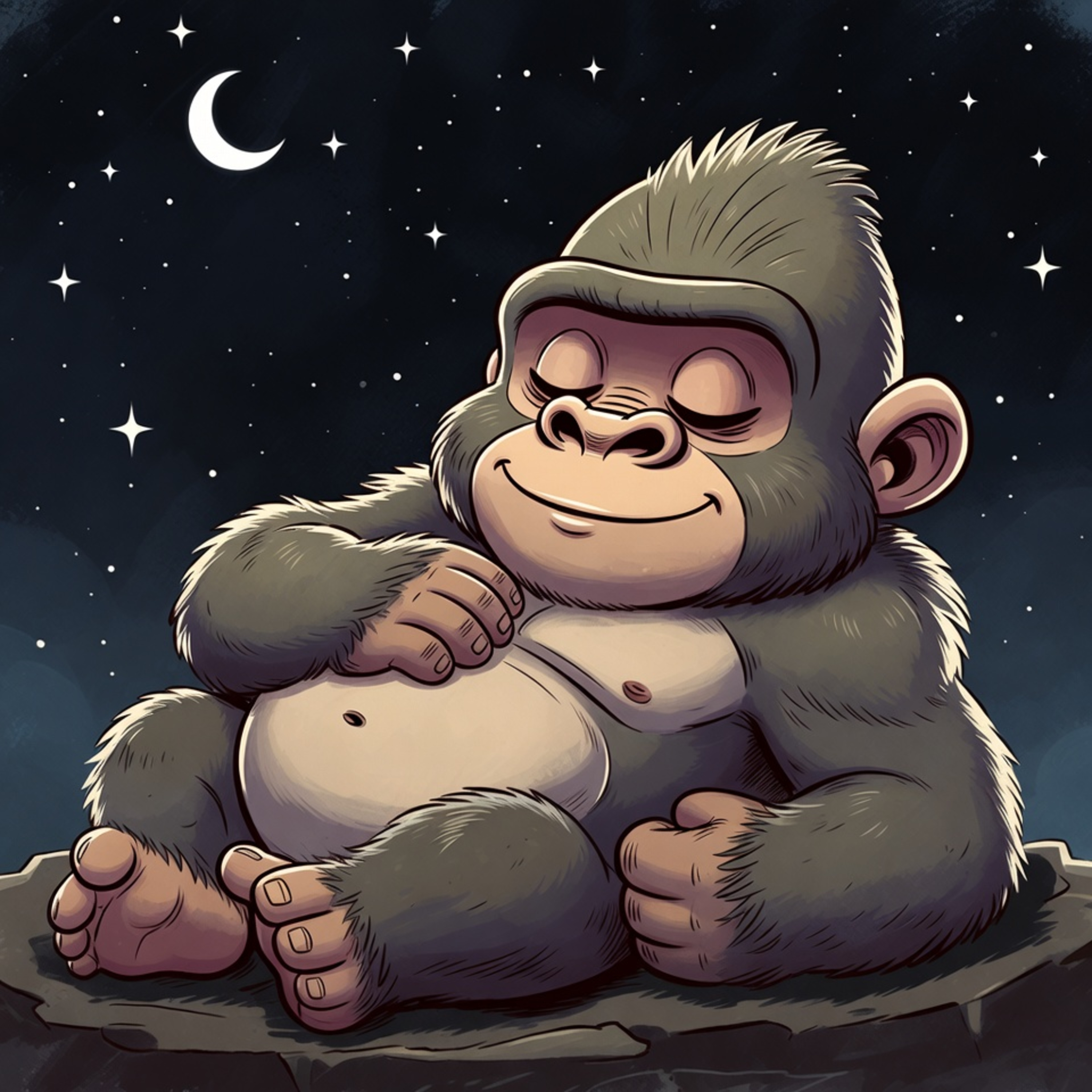 KING KONG Bedtime Story 🦍 King Kong and the Secret of the Silver Moon
