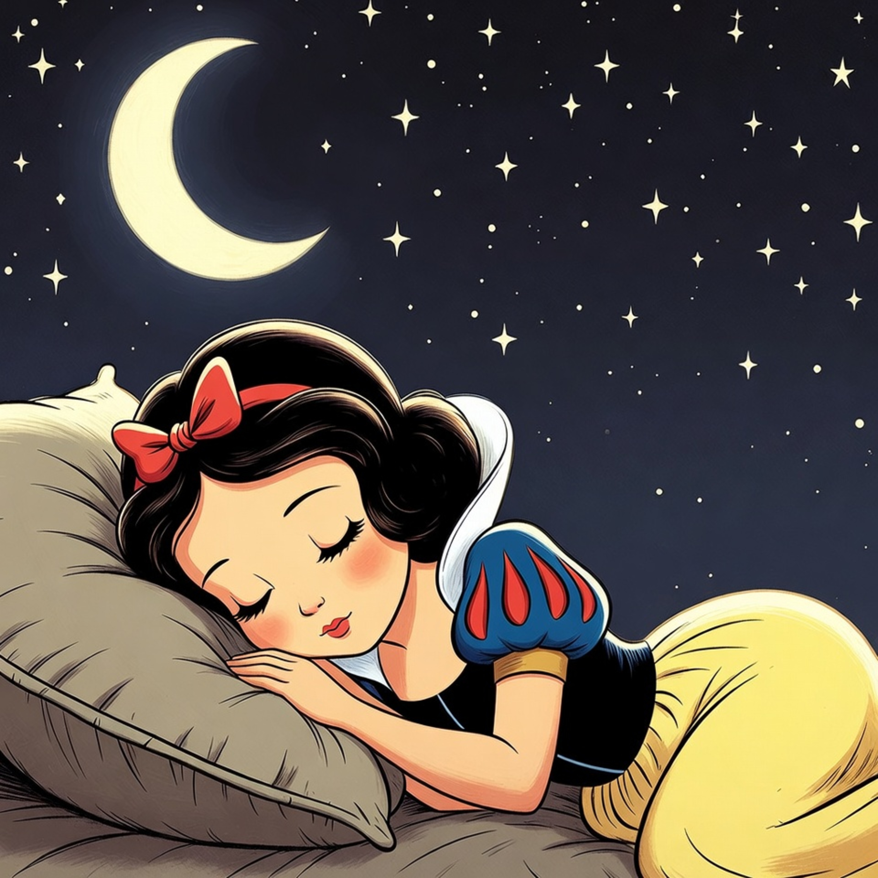 DISNEY PRINCESS Bedtime Story ๐ Snow White and the Seven Goodnights