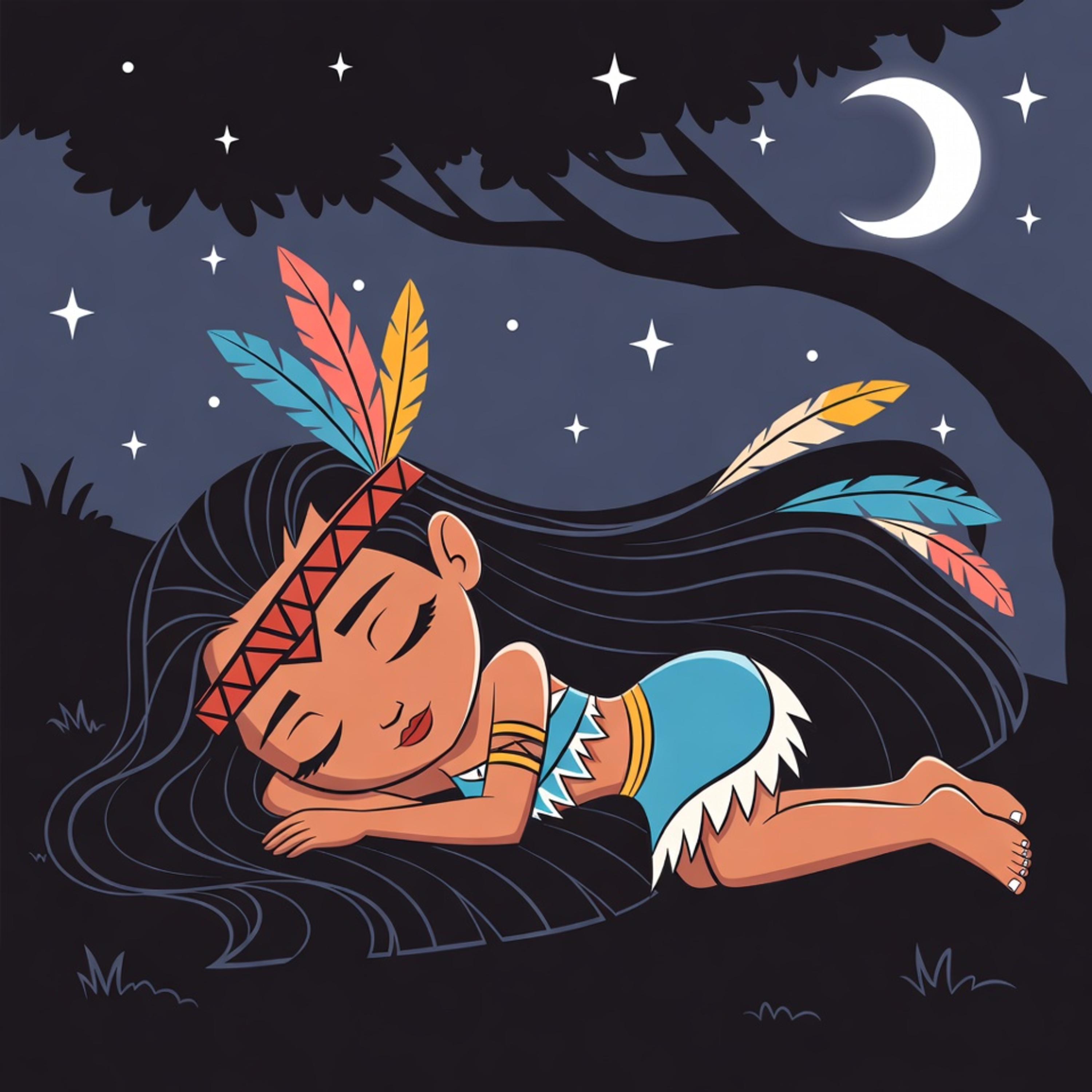 POCAHONTAS Bedtime Story 🍂 Pocahontas and the River of Sleeping Stars