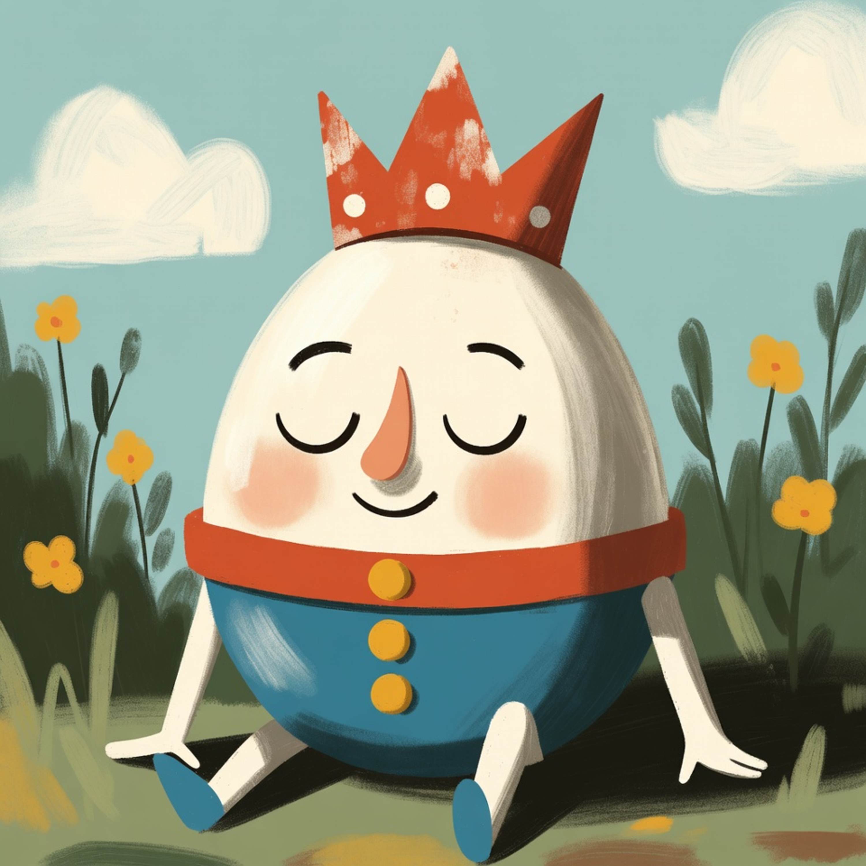 MOTHER GOOSE Bedtime Story 🥚 Humpty Dumpty and the Kingdom of Soft Pillows