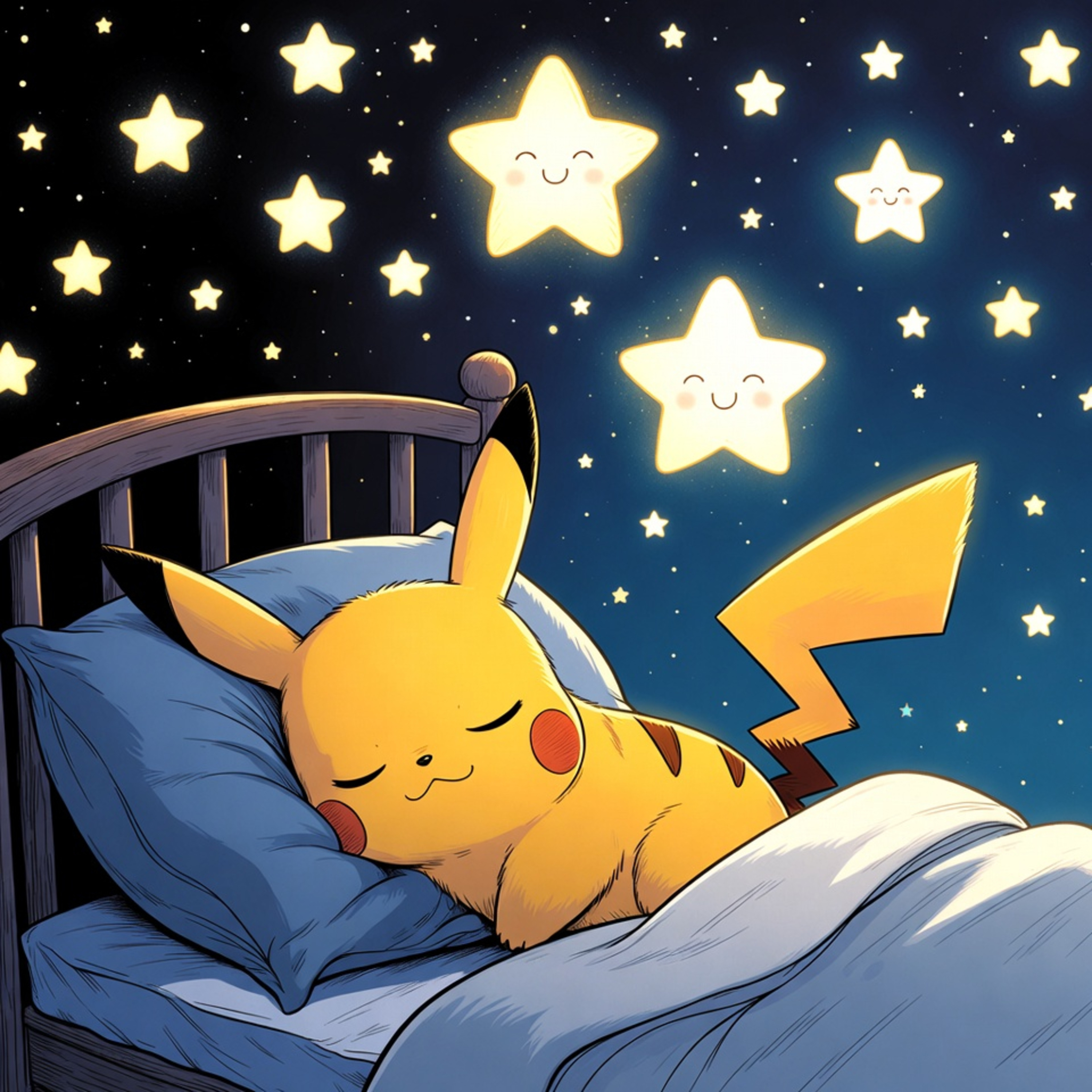 POKEMON Bedtime Story 🌟 Pikachu and the Sleepy Stars