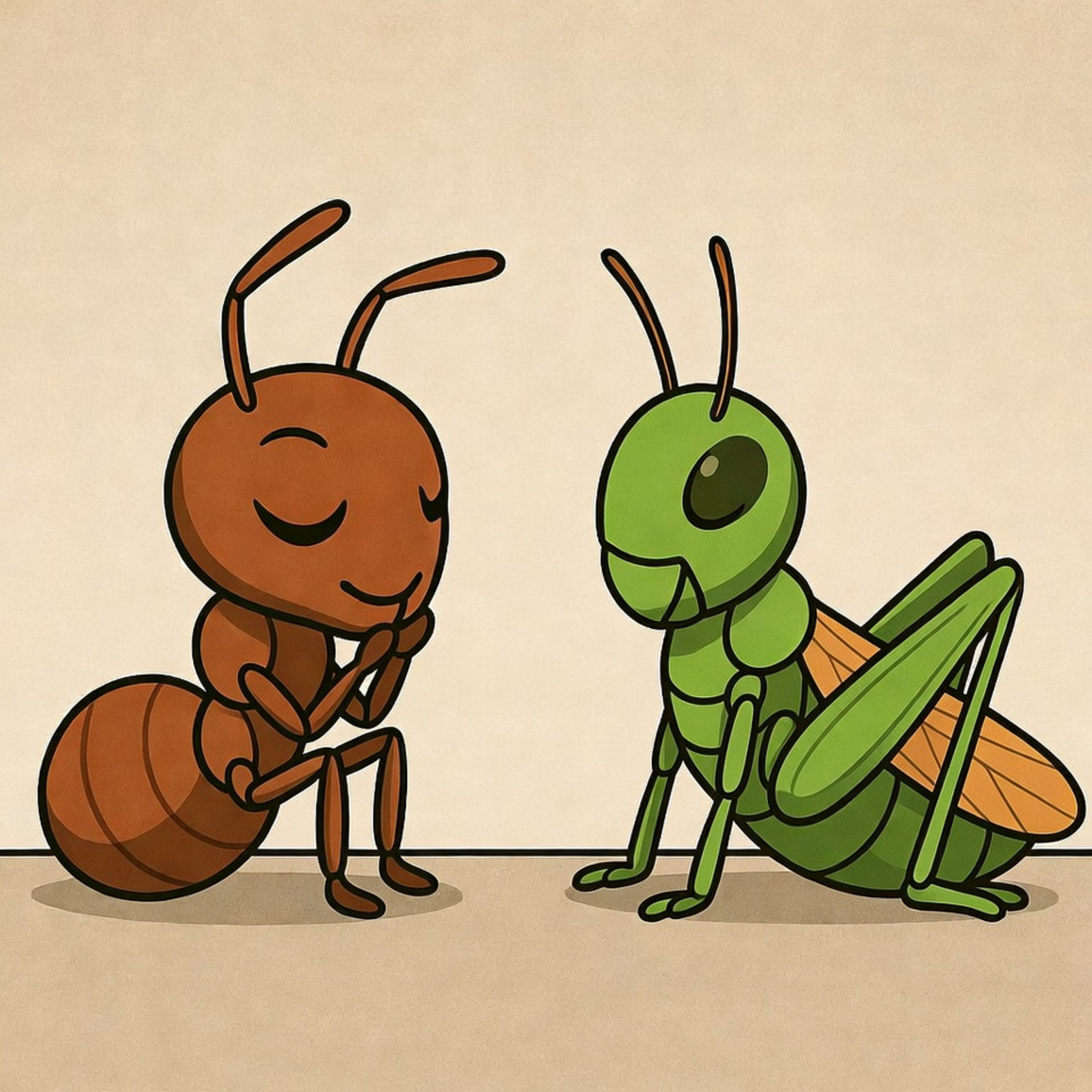 AESOP'S FABLES Bedtime Story 🦗 The Ant and the Grasshopper