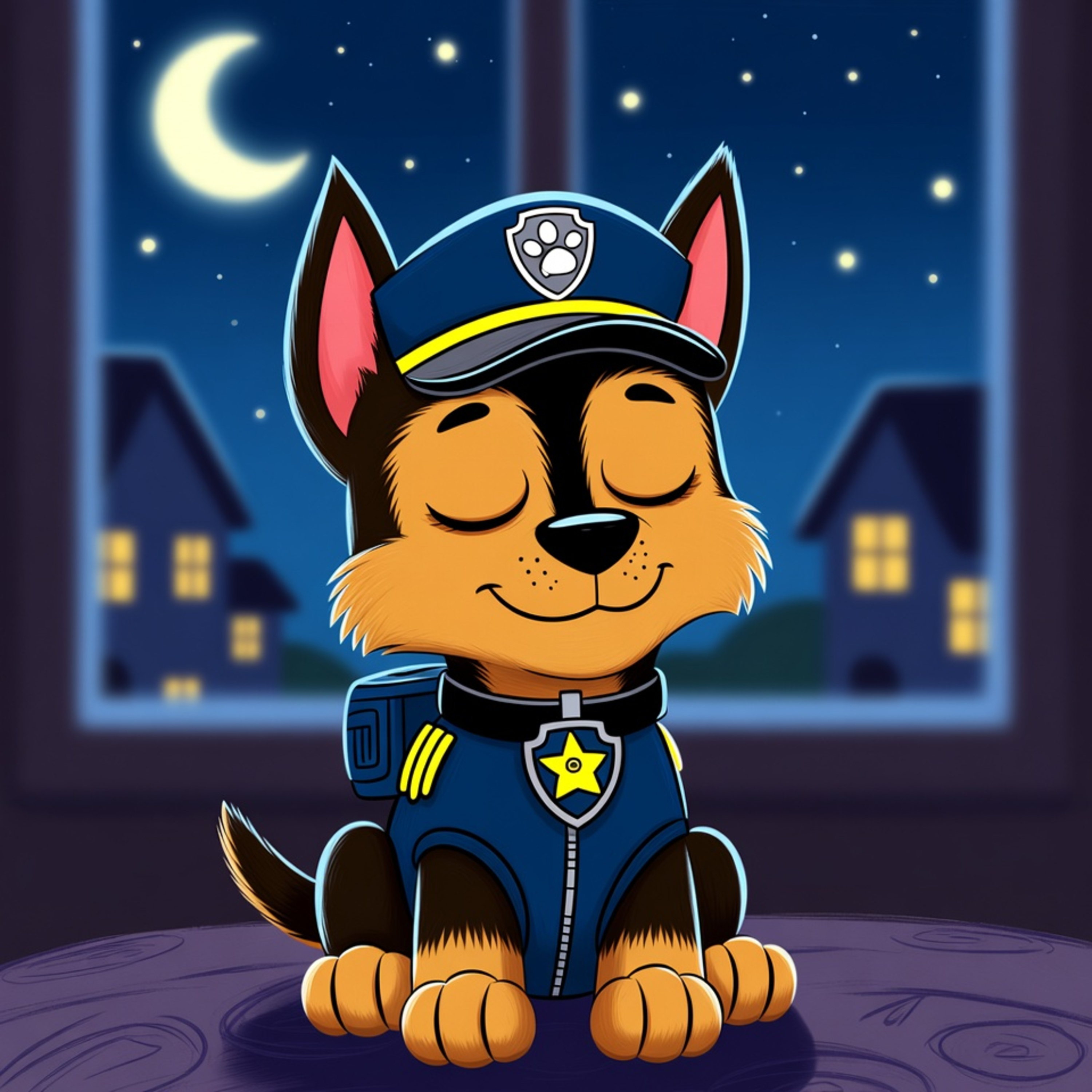 PAW PATROL Bedtime Story 🐾 Chase and the Quiet Night Patrol