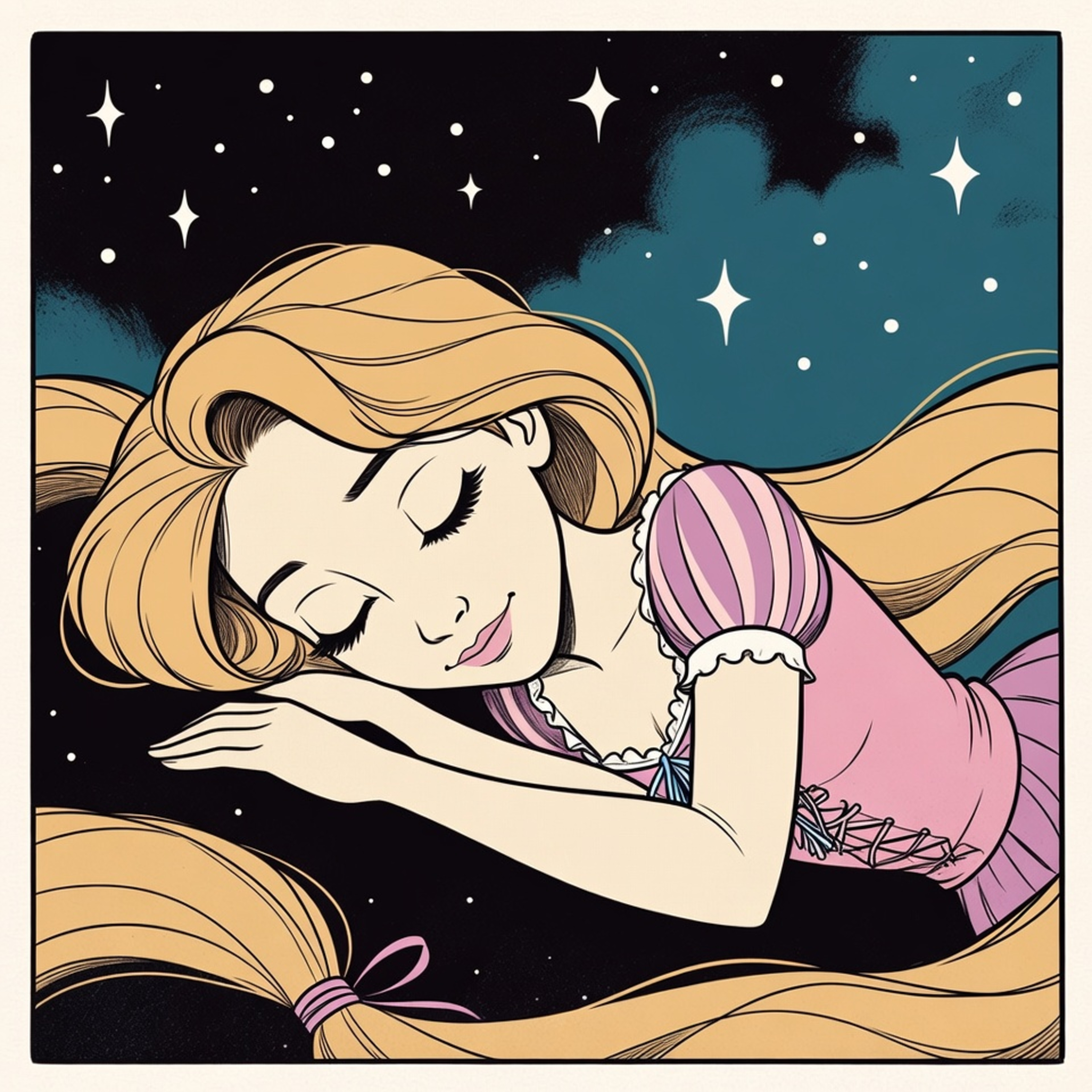 RAPUNZEL Bedtime Story 🌙 Rapunzel and the Lantern of Dreams