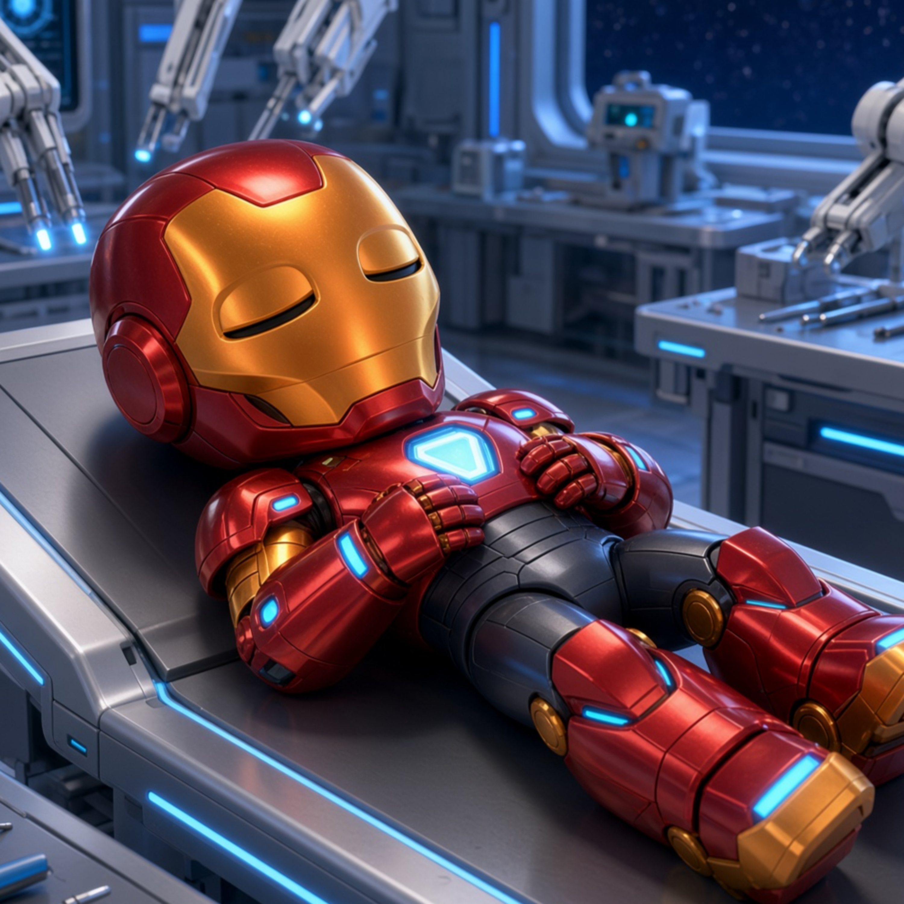 IRONMAN Bedtime Story โ๏ธ Tony Stark and the Midnight Circuit