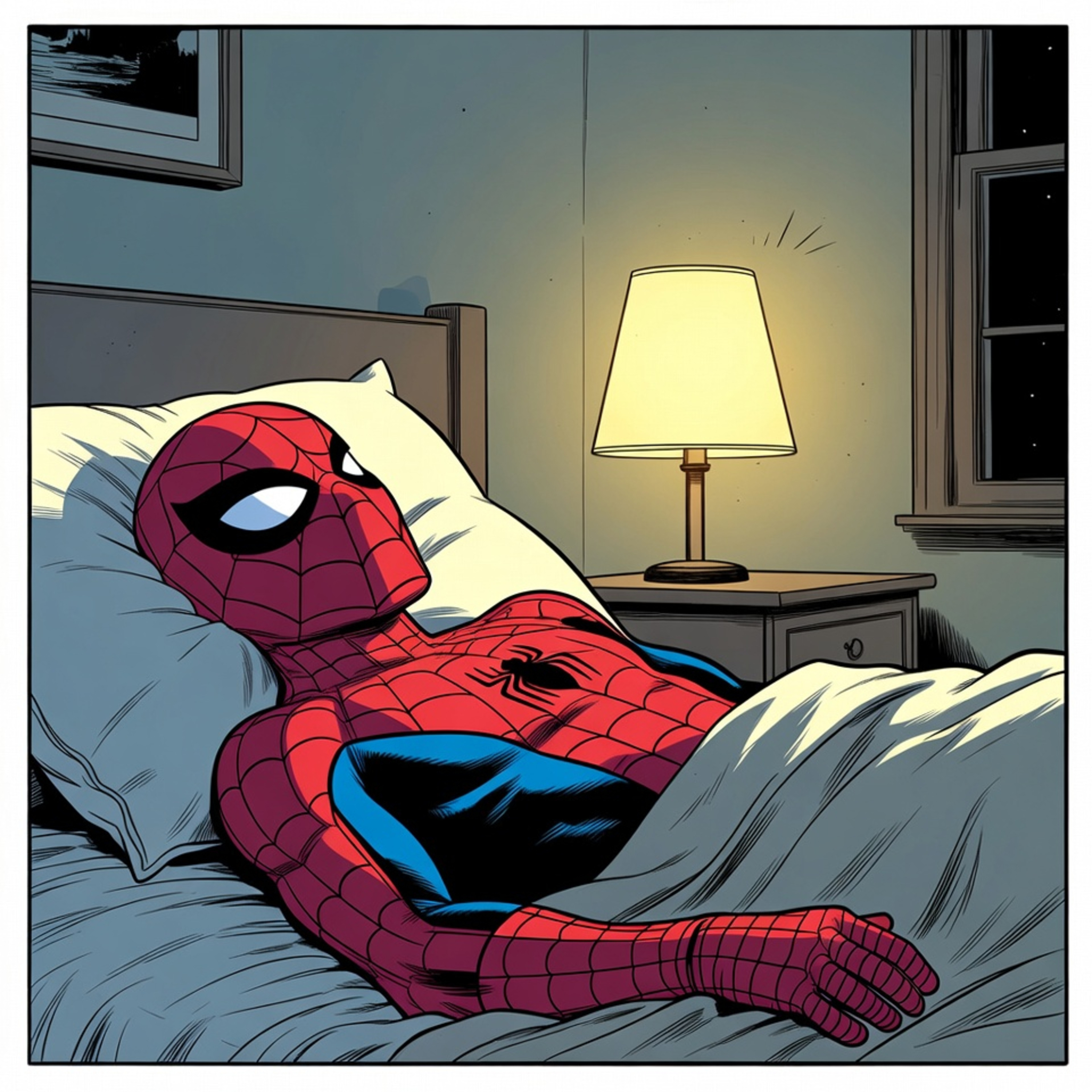 SPIDER-MAN Bedtime Story 🕷️ Spider-Man and the Sleeping City