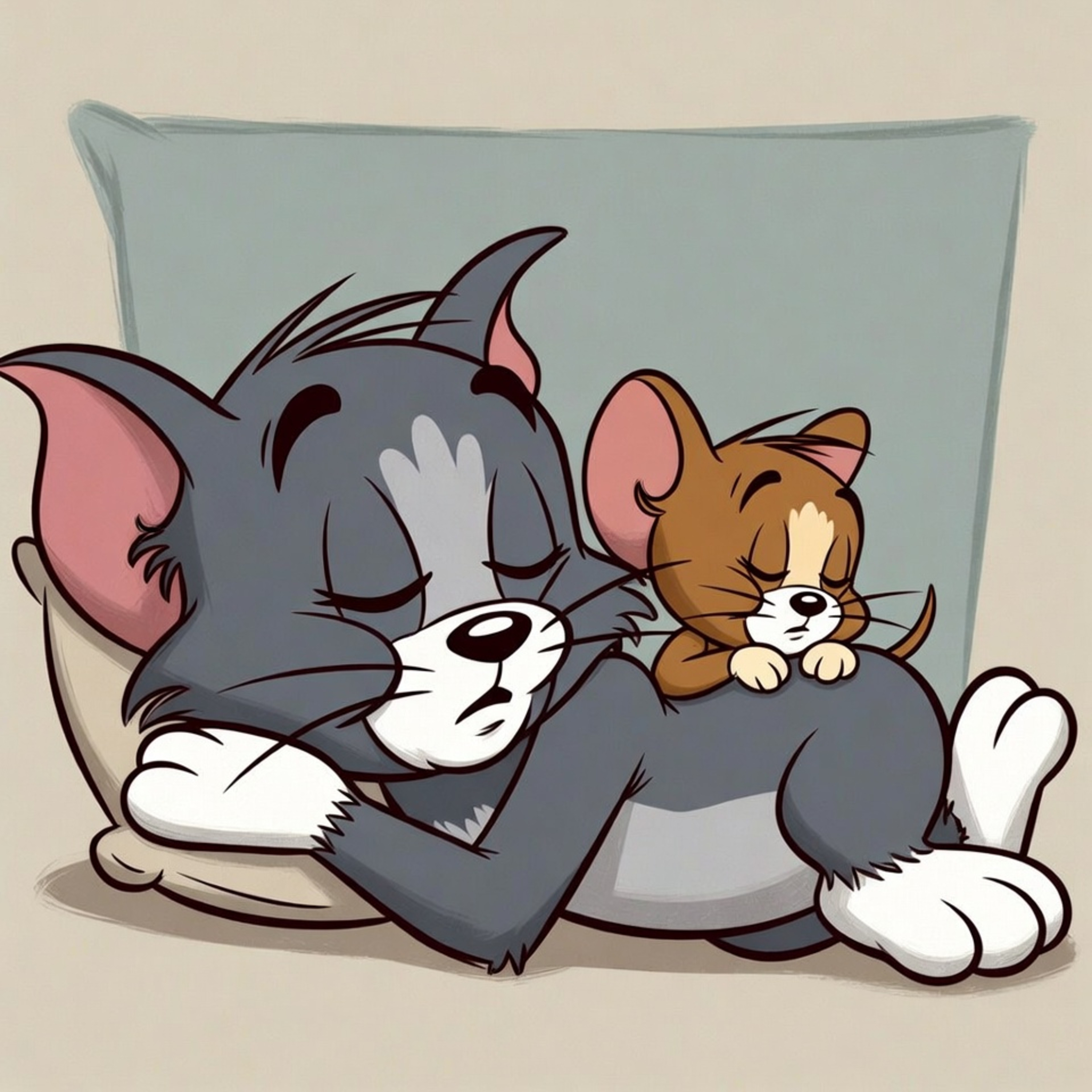 TOM AND JERRY Bedtime Story 🐱 Tom and Jerry and the Longest Truce