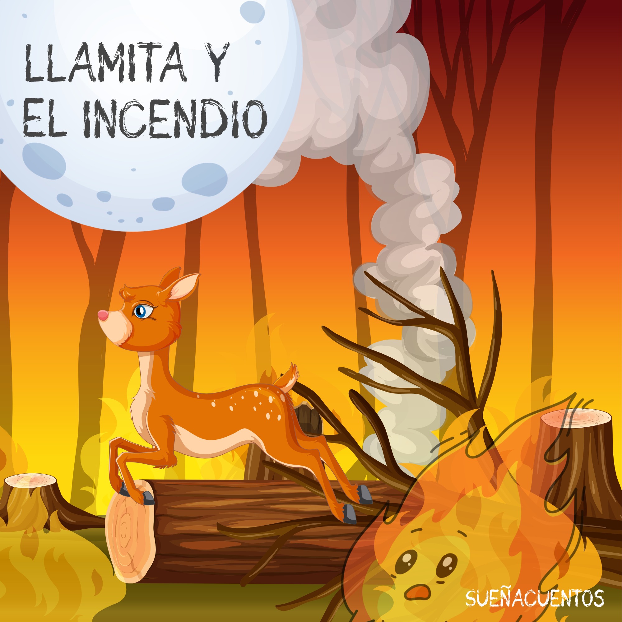 Llamita y el incendio
