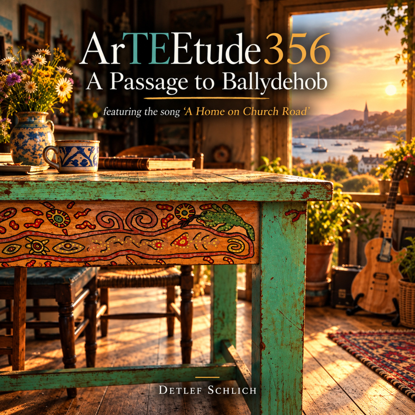 #ArTEEtude 356 – Schlich and his AI Co Host Sophia explores the transition from Lackavaun to Ballydehob which was not simply a geographical relocation. It was "The Art of Beginning Again". The episode concludes with an original composition by Los Inorgánicos, “A Home on Church Road,” translating this autobiographical experience into music.