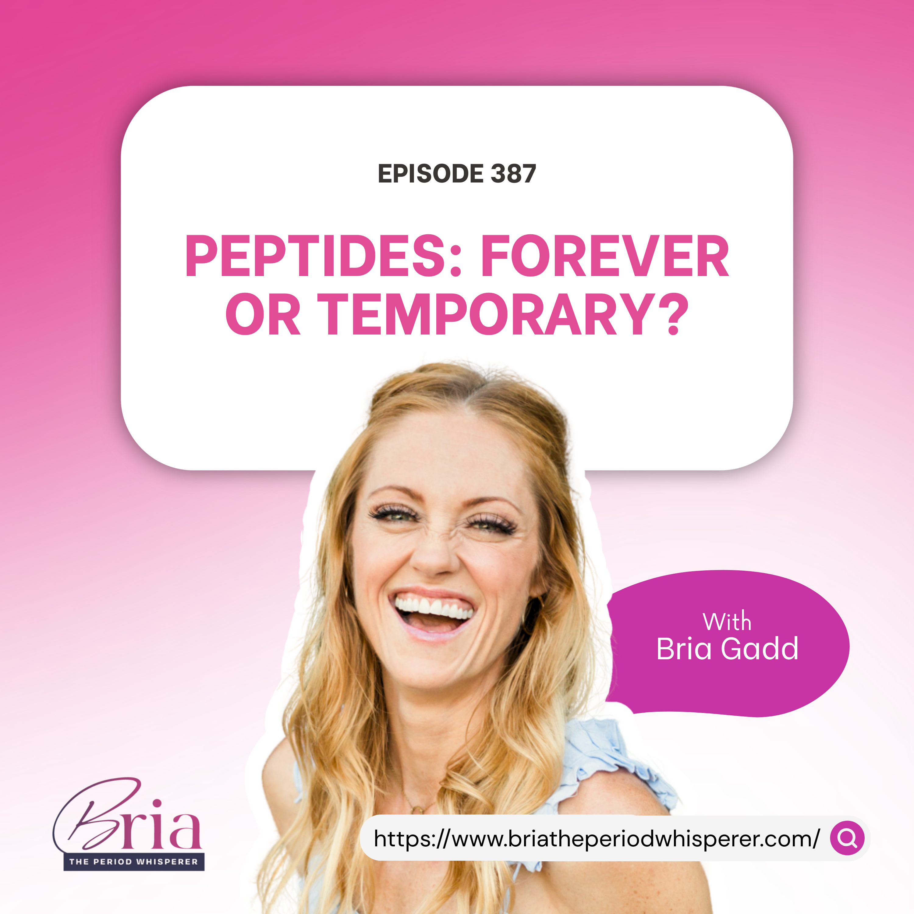 Eps 387: Peptide Forever Or Temporary? What You Need To Know In Perimenopause