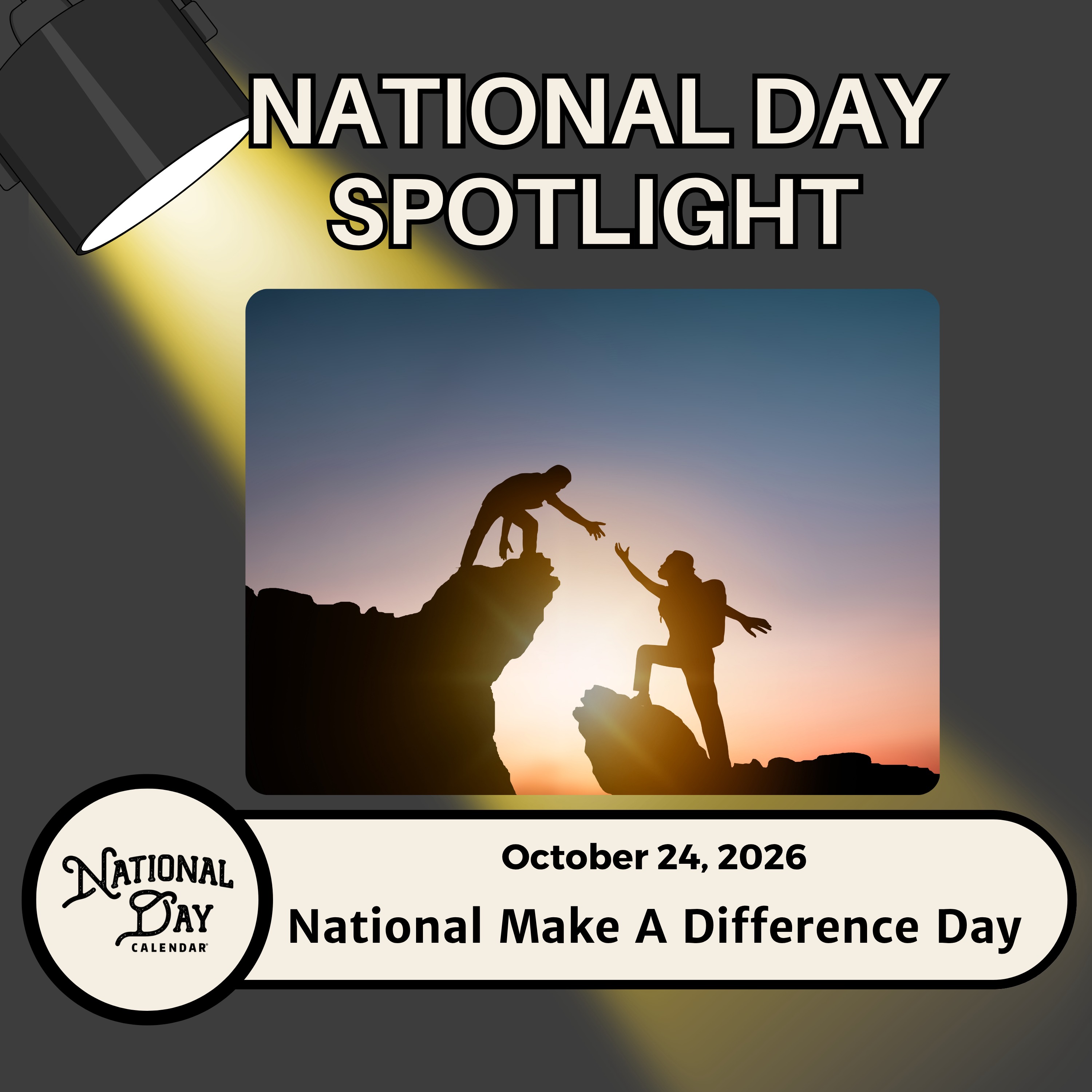 National Make A Difference Day