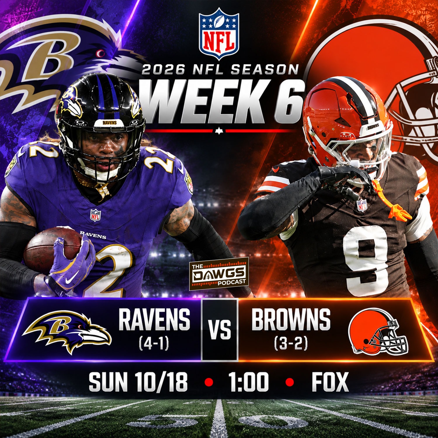 Ravens x Browns: Week 6 Game Preview - Cleveland Browns Podcast for 10/15/26