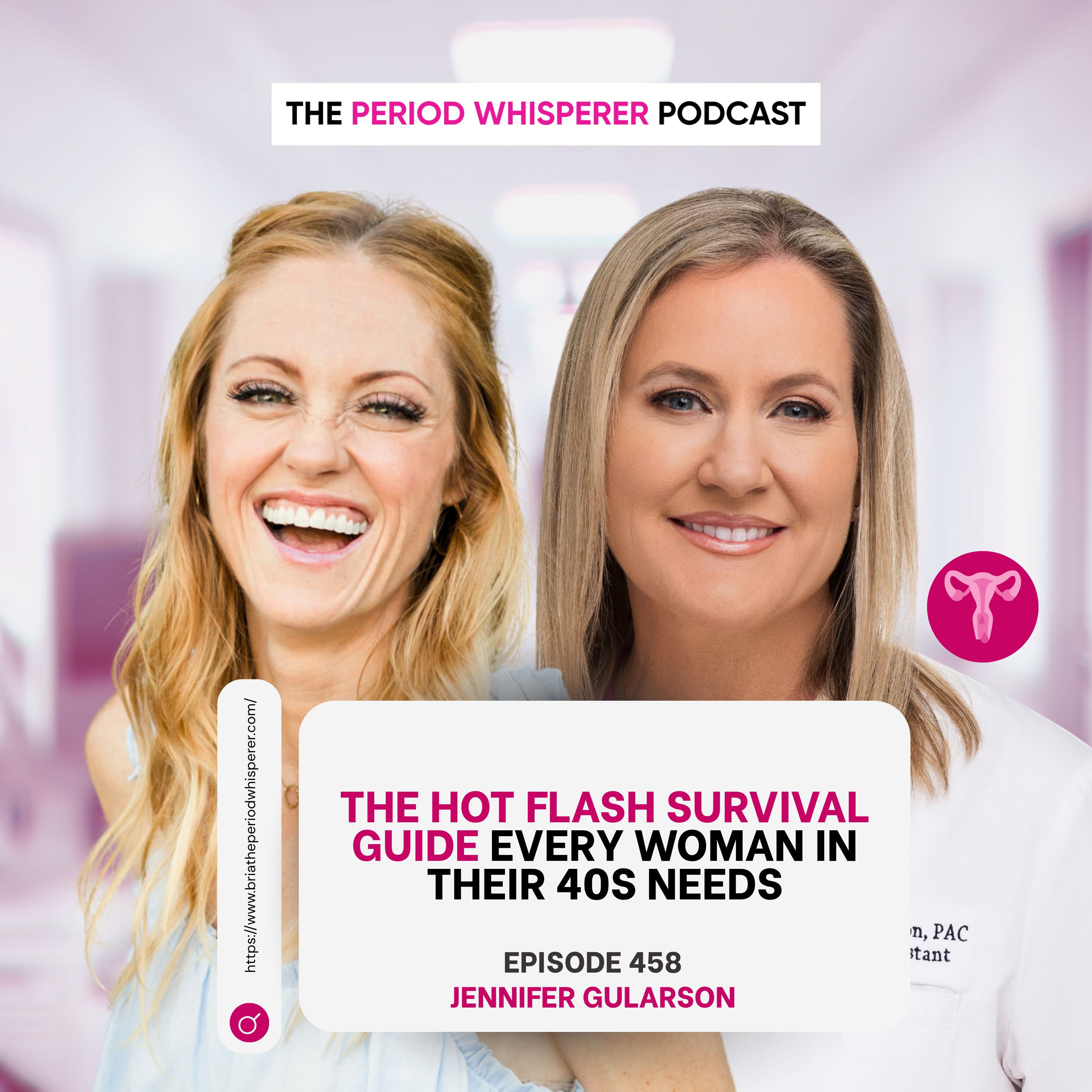 Eps 458: The Hot Flash Survival Guide Every Woman In Their 40s Needs with Jennifer Gularson episode artwork