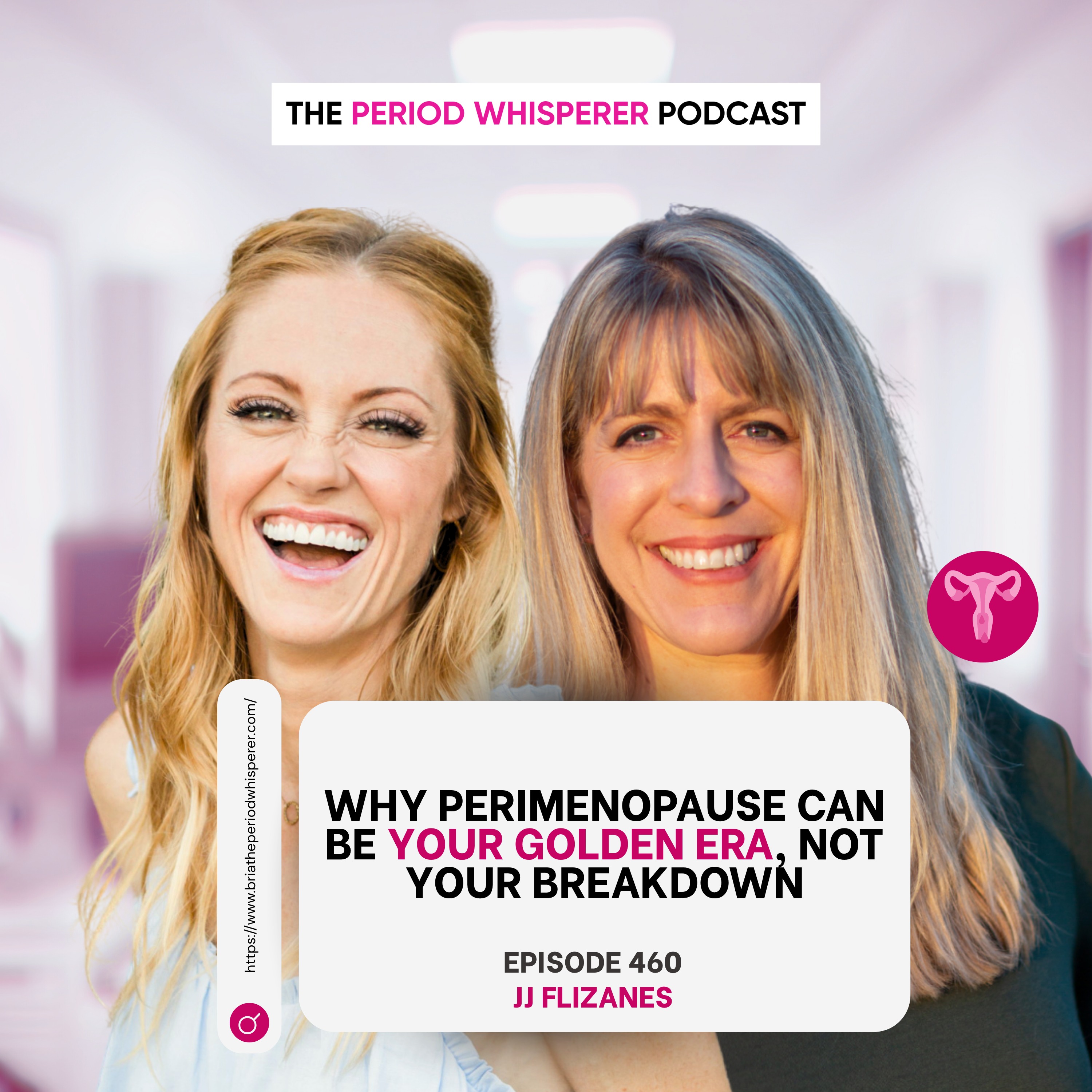 Eps 460: Why Perimenopause Can Be Your Golden Era, Not Your Breakdown with JJ Flizanes episode artwork