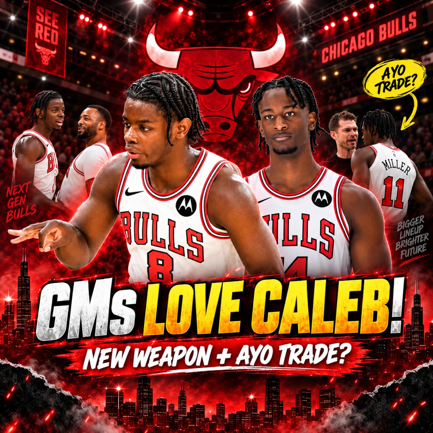 NBA GMs LOVE Caleb Wilson + Bulls Found A NEW Offensive Weapon & Leonard Miller Changes The Ayo Trade? episode artwork