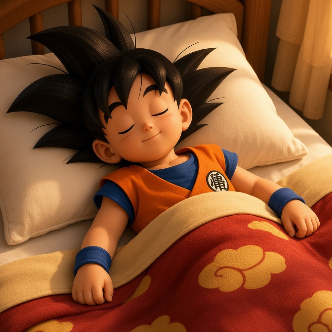 DRAGONBALL Bedtime Story ☀️ Little Goku and the Mountain Sunset