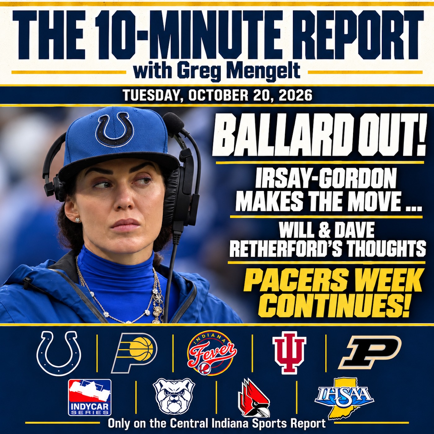 The 10-Minute Report with Greg Mengelt (Tuesday, Oct. 20, 2026, 3.91) episode artwork
