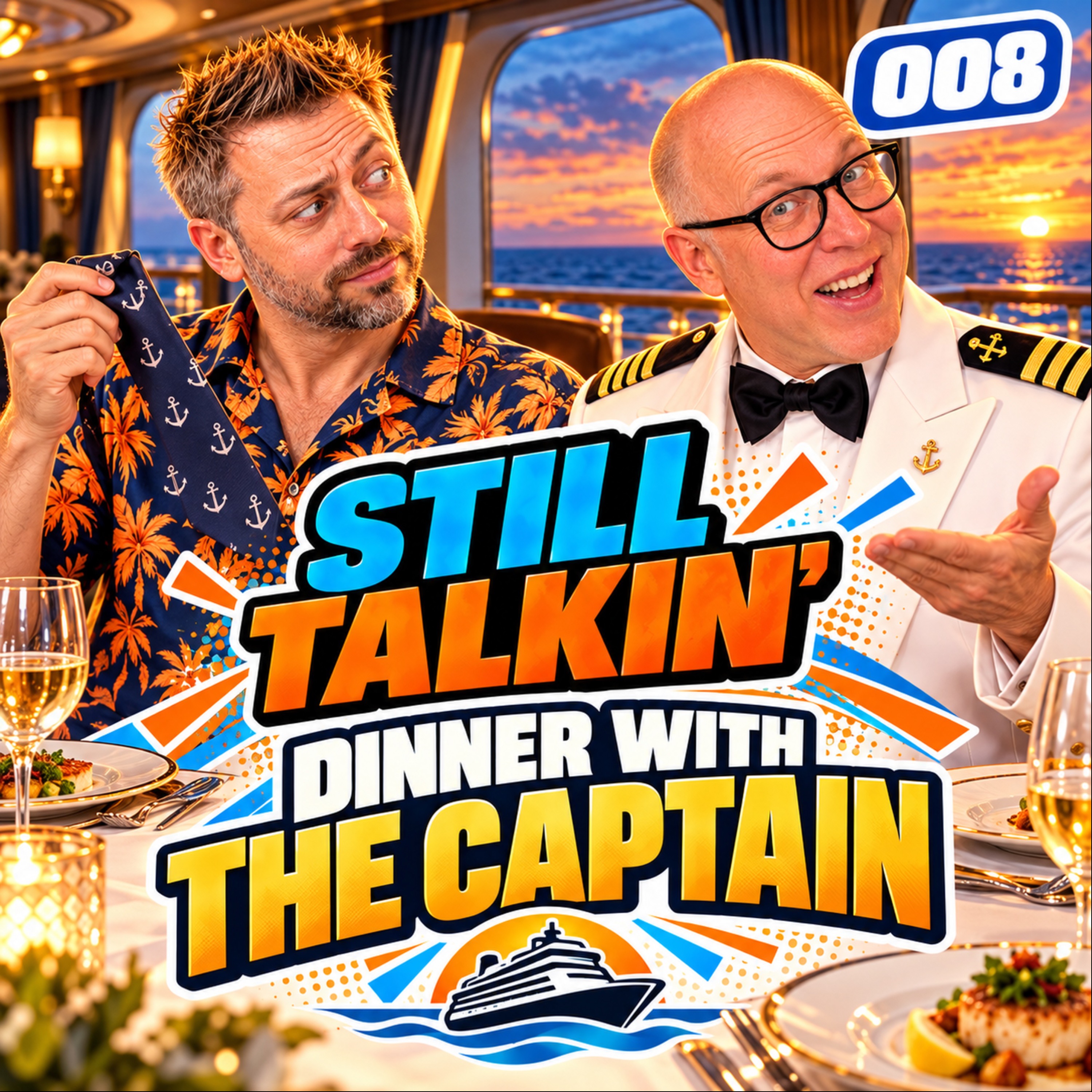 Artwork for 008 — Dinner with the Captain