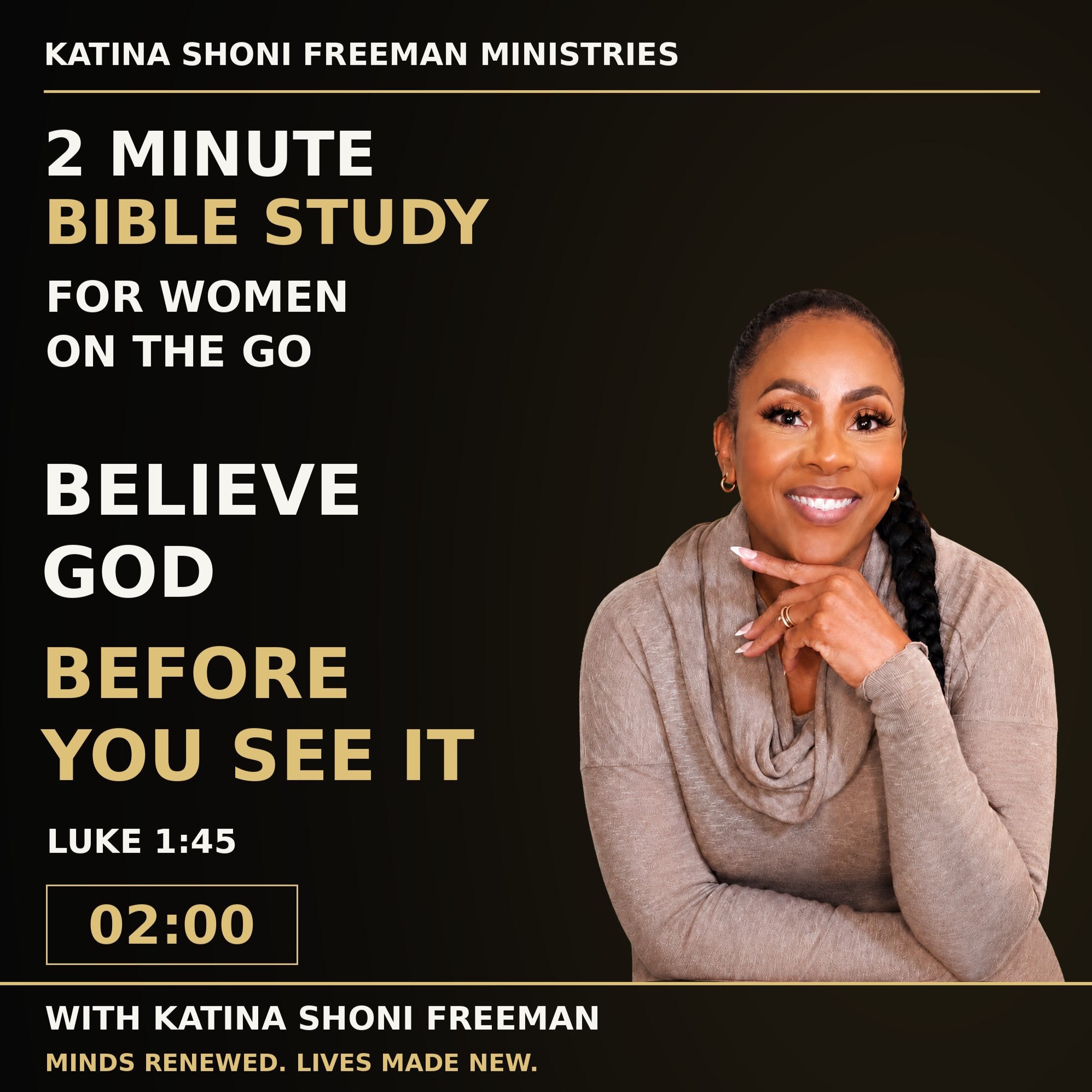 2 Minute Bible Study for Women On the Go