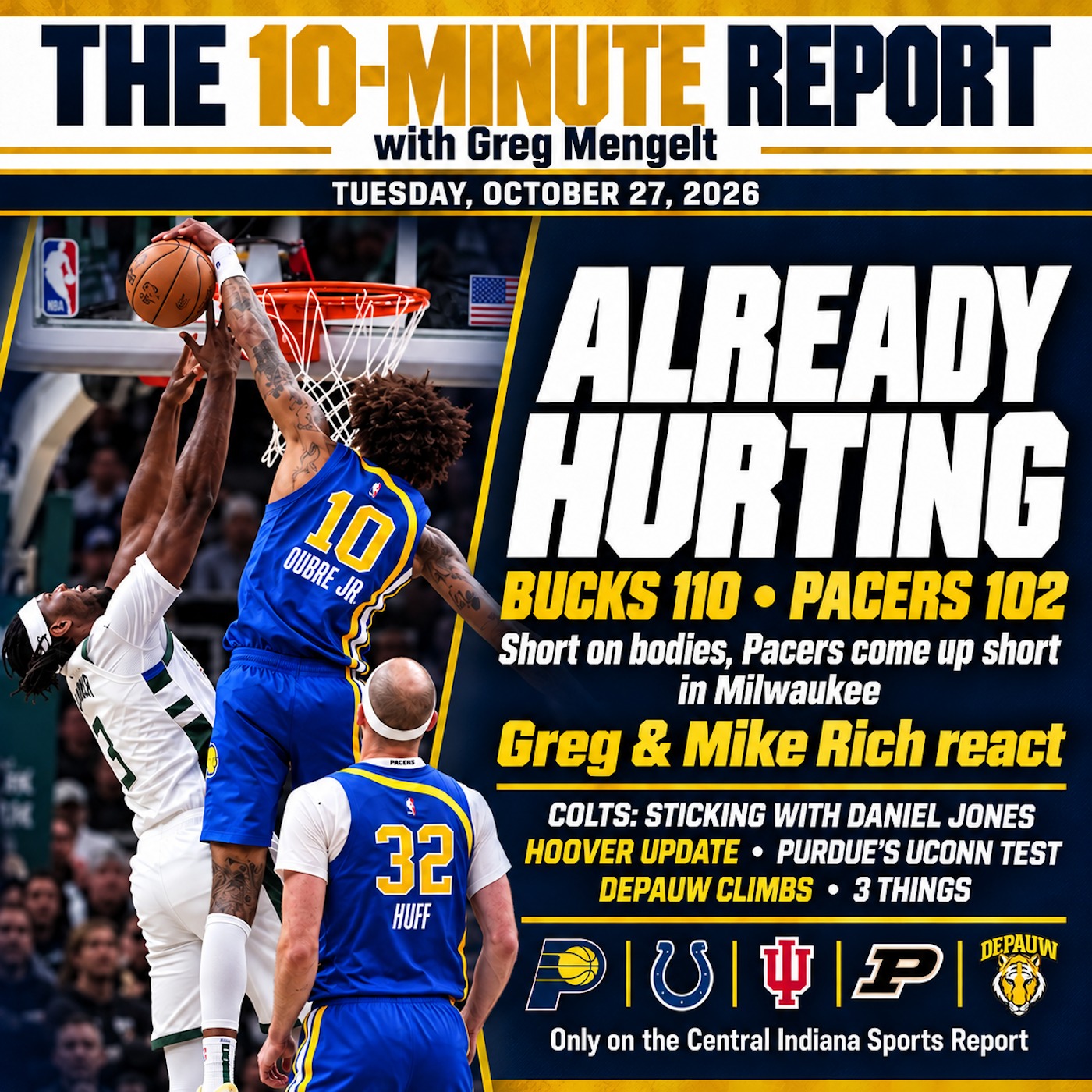 The 10-Minute Report with Greg Mengelt (Tuesday, October 27, 2026) episode artwork