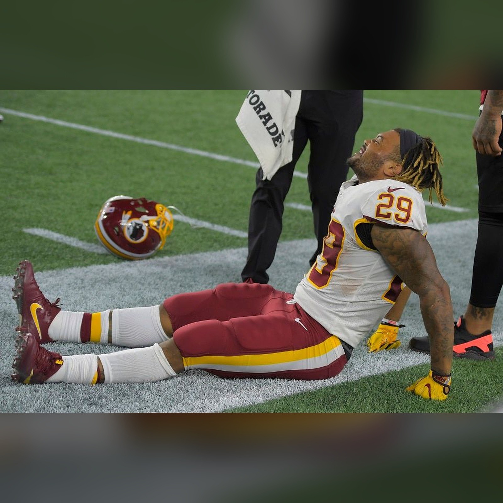 Artwork for Redskins Fall to Patriots; Lose Guice for Season; The Curse Lives...