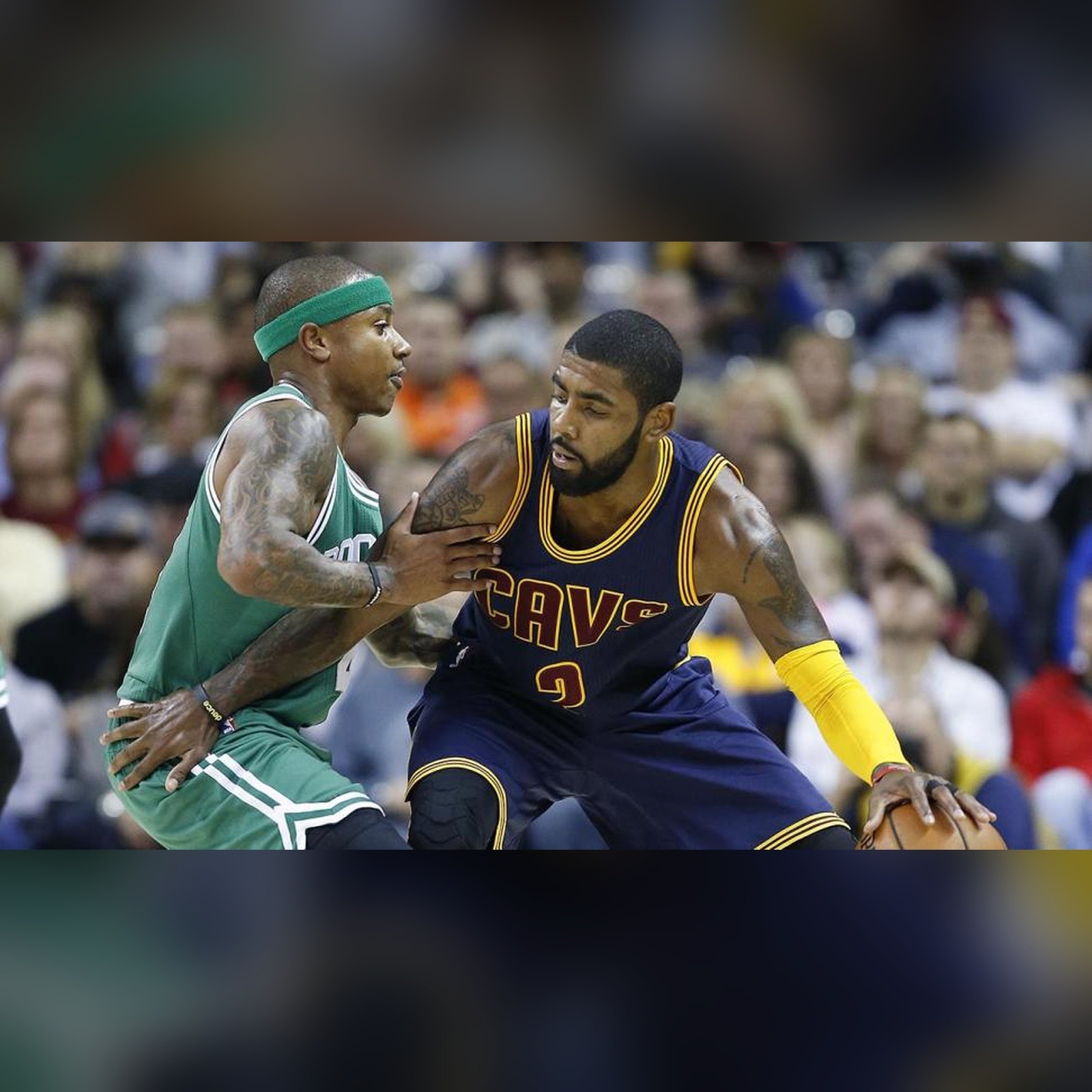 Artwork for Kyrie to the Celtics; IT & Crowder to the Cavs; Wizards to Win East