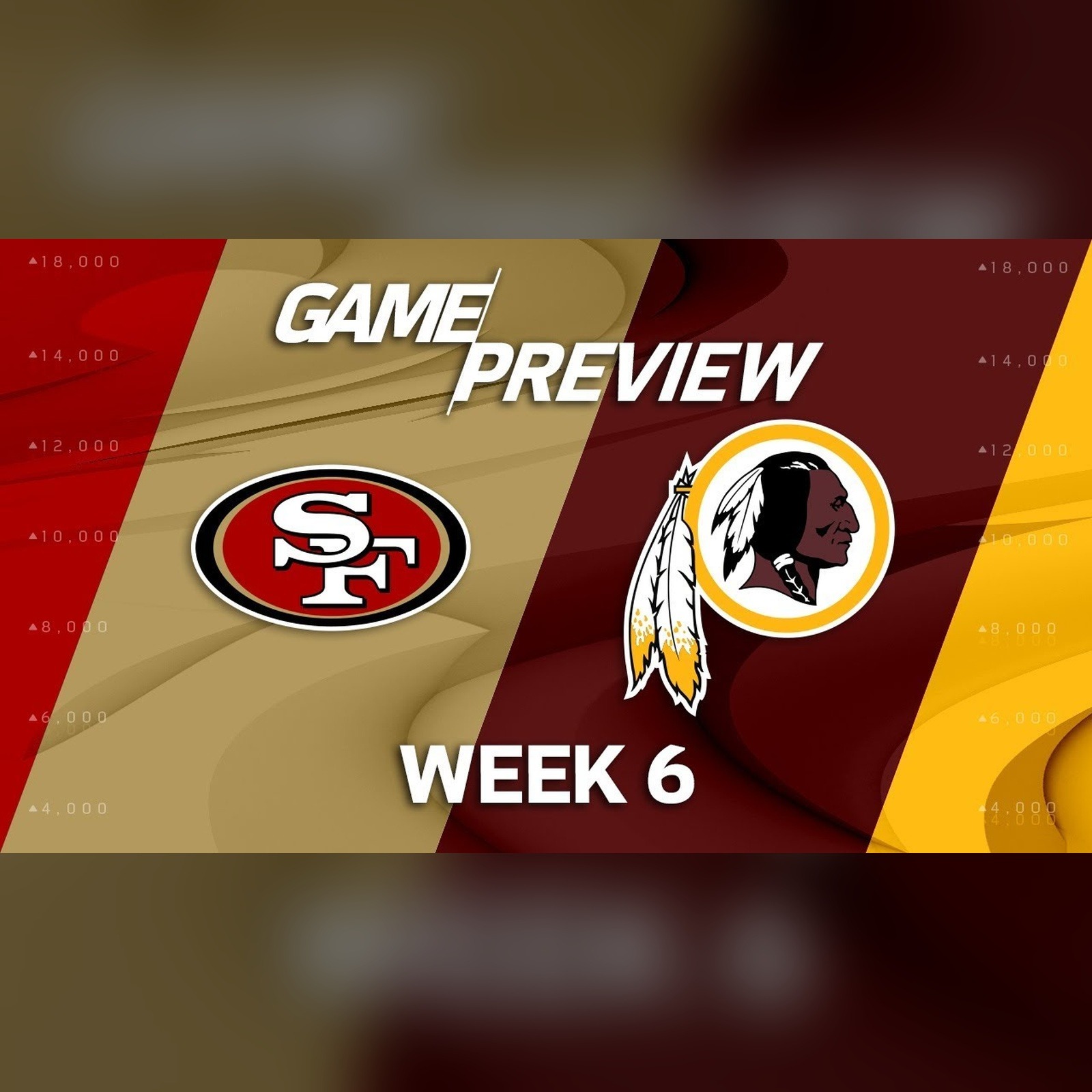 Artwork for 49ers at Redskins - Game Preview
