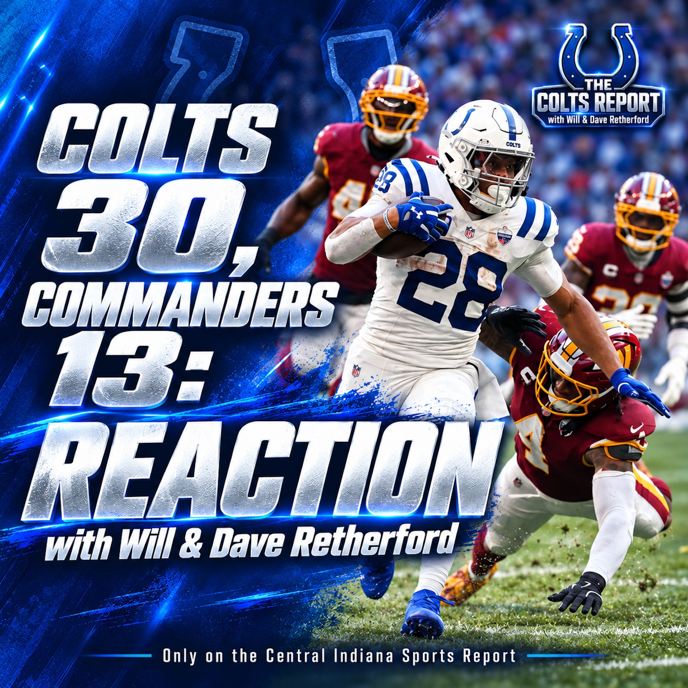 Colts 30, Commanders 13: Reaction with Will & Dave Retherford (The Colts Report, 3.64) episode artwork