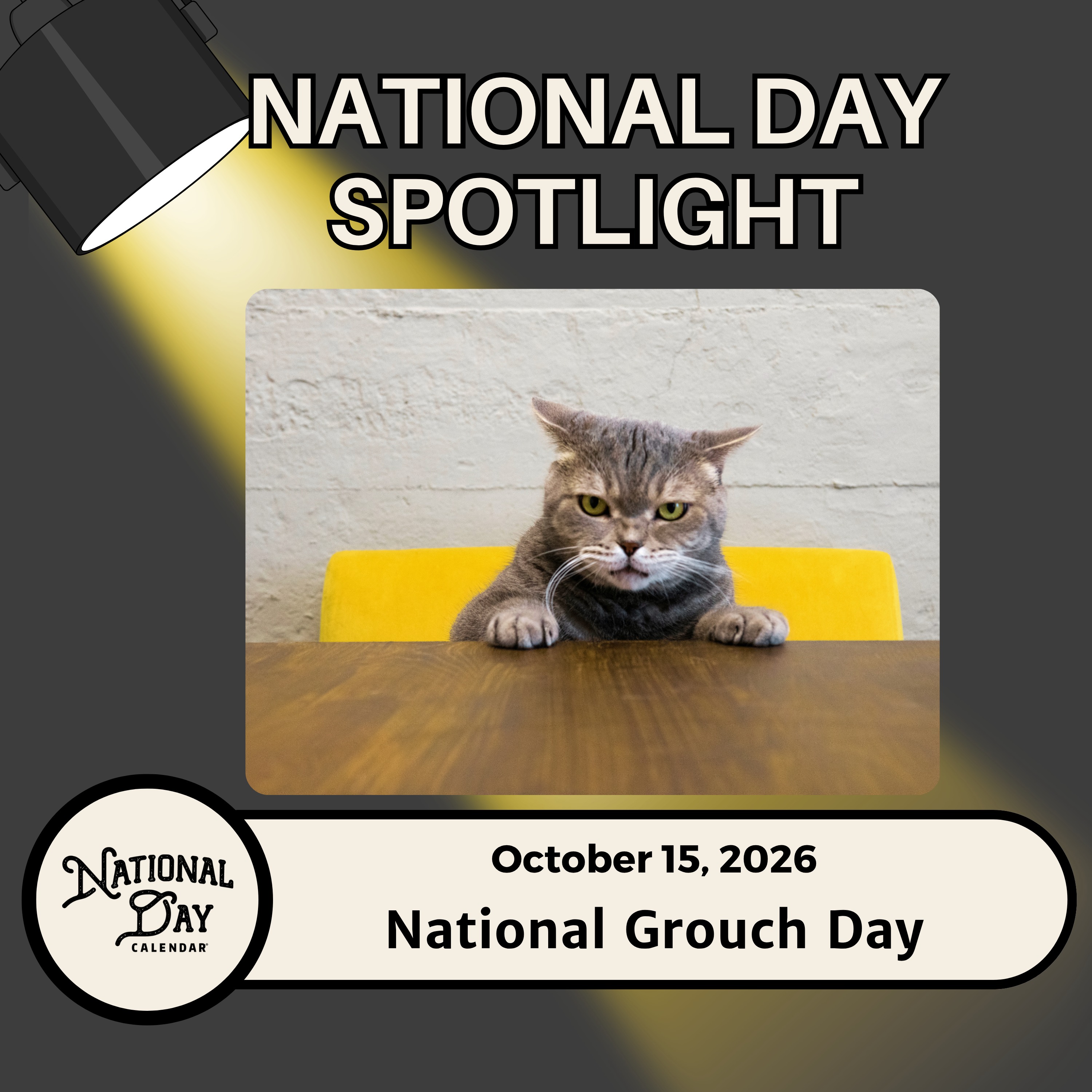 National Grouch Day episode artwork