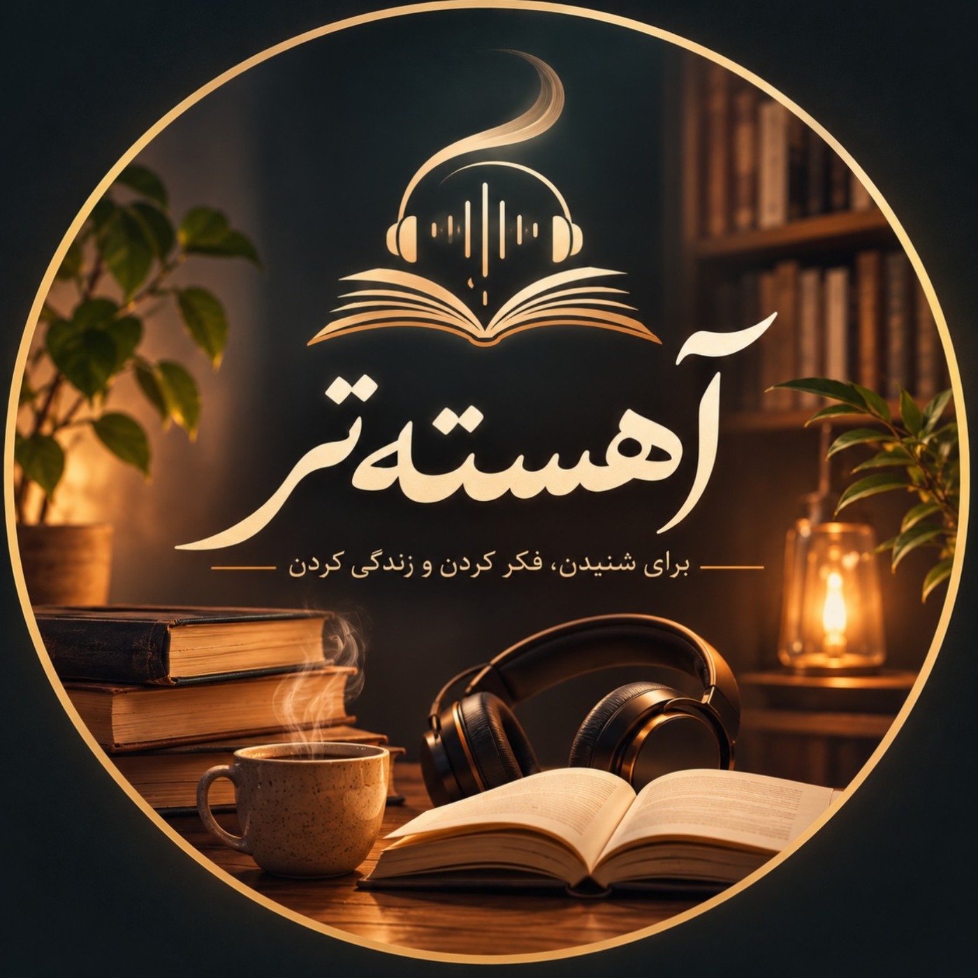کاور 🌿 آهستهتر 📖 هنر زندگی کردن ✍️ تیک نات هان 🎙️ روایت: احسان فصل دوم 🎧 پاراگراف ۱۳