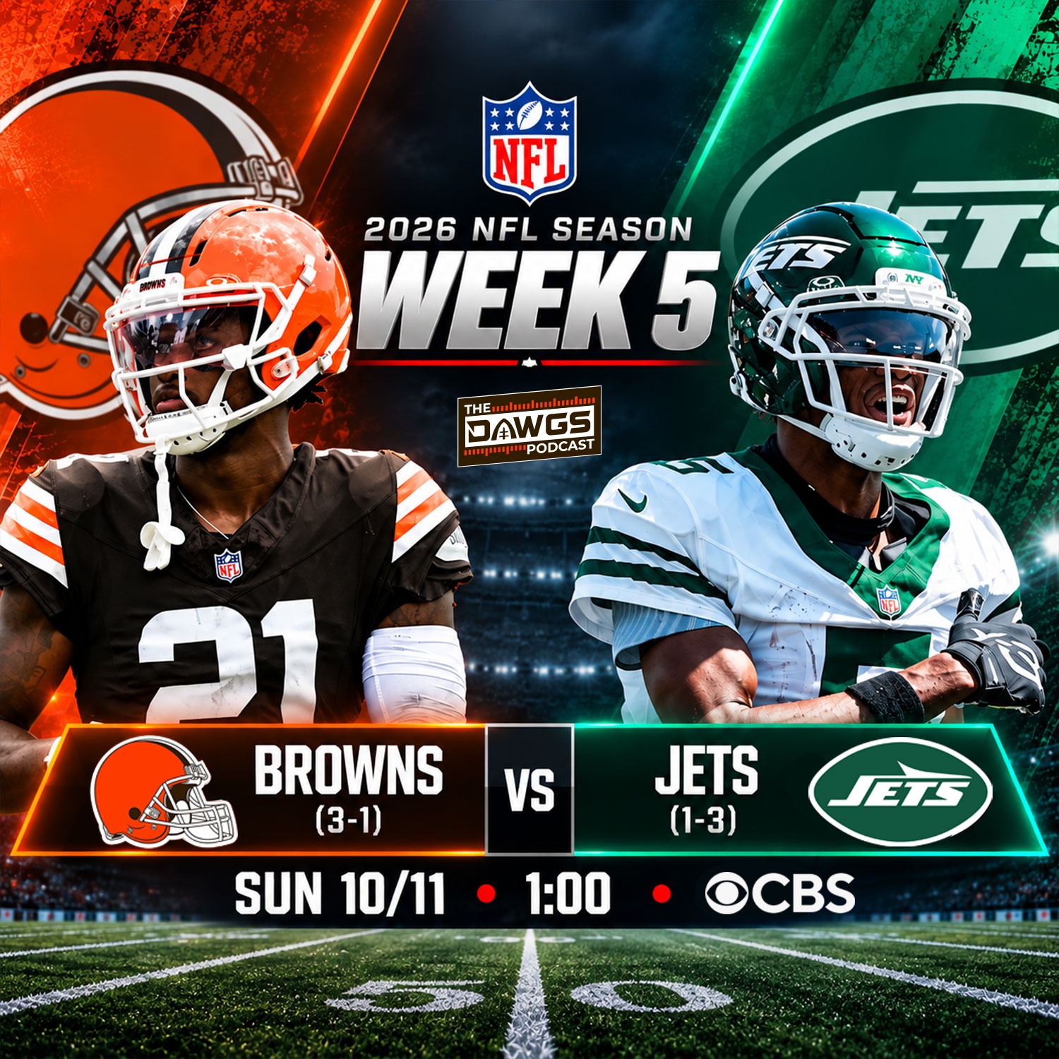 Browns x Jets: Week 5 Game Preview - Cleveland Browns Podcast for 10/8/26