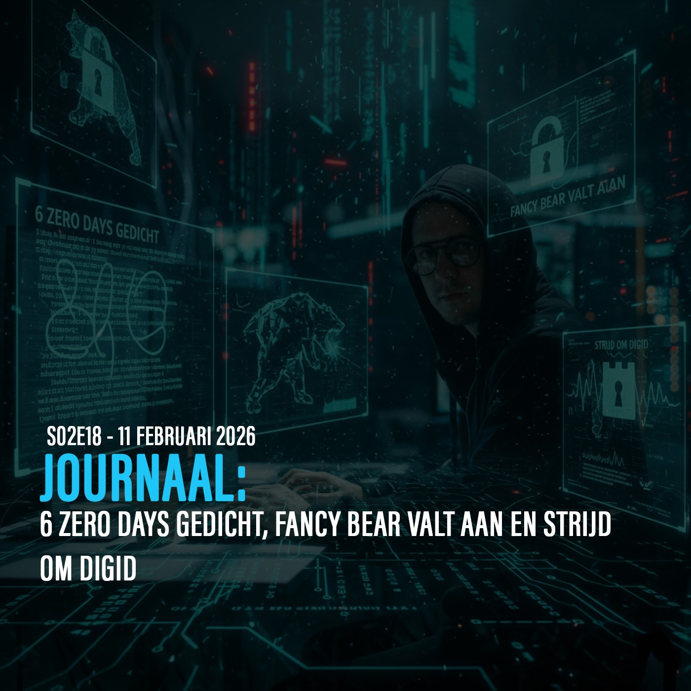 HET JOURNAAL: 6 ZERO DAYS GEDICHT, FANCY BEAR VALT AAN EN STRIJD OM DIGID episode artwork