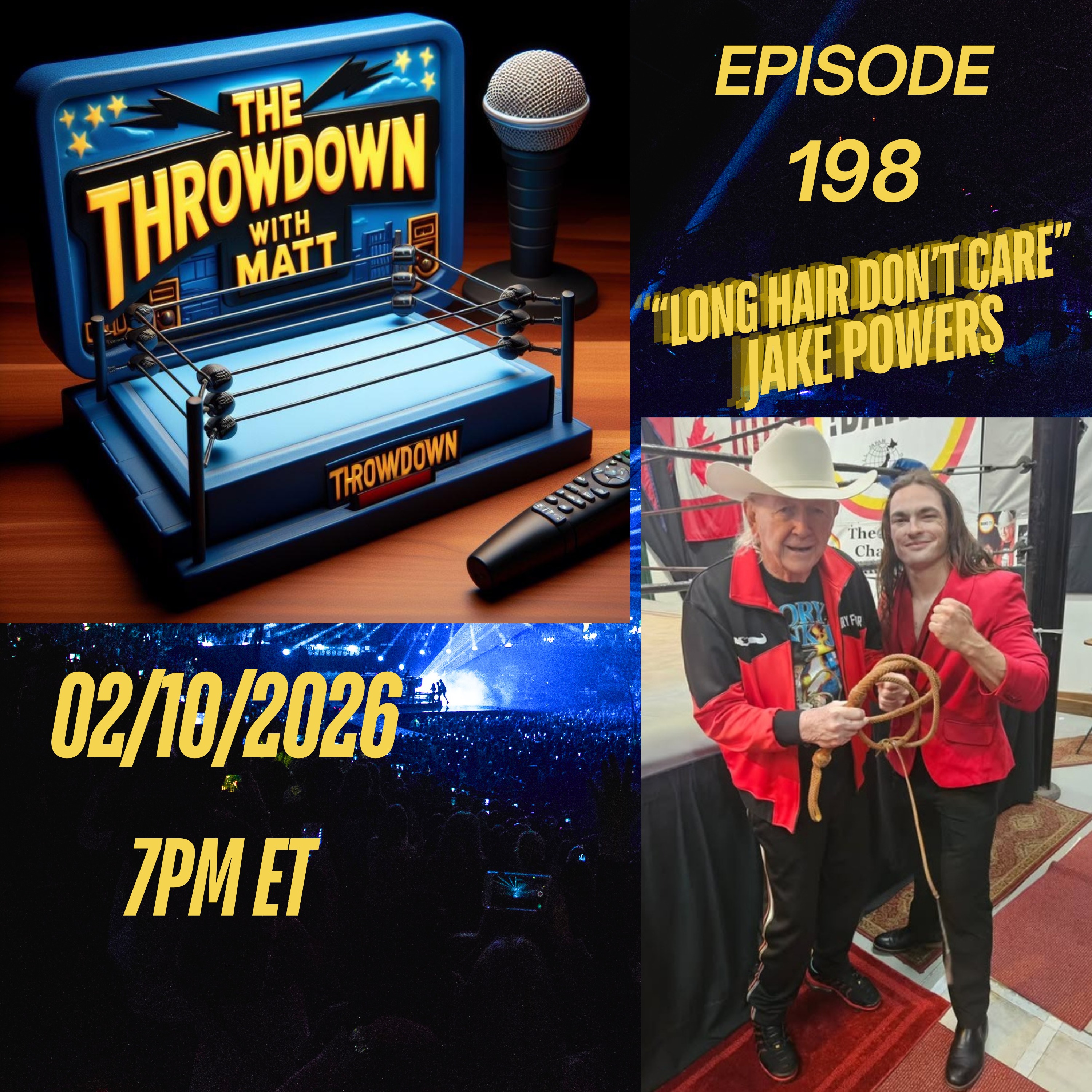 The Throwdown Episode 198: "Long Hair Don't Care" Jake Powers episode artwork