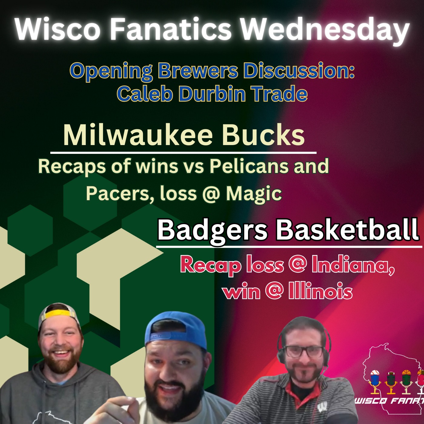 Wisco Fanatics - An optimistic and realistic Wisconsin Sports Podcast