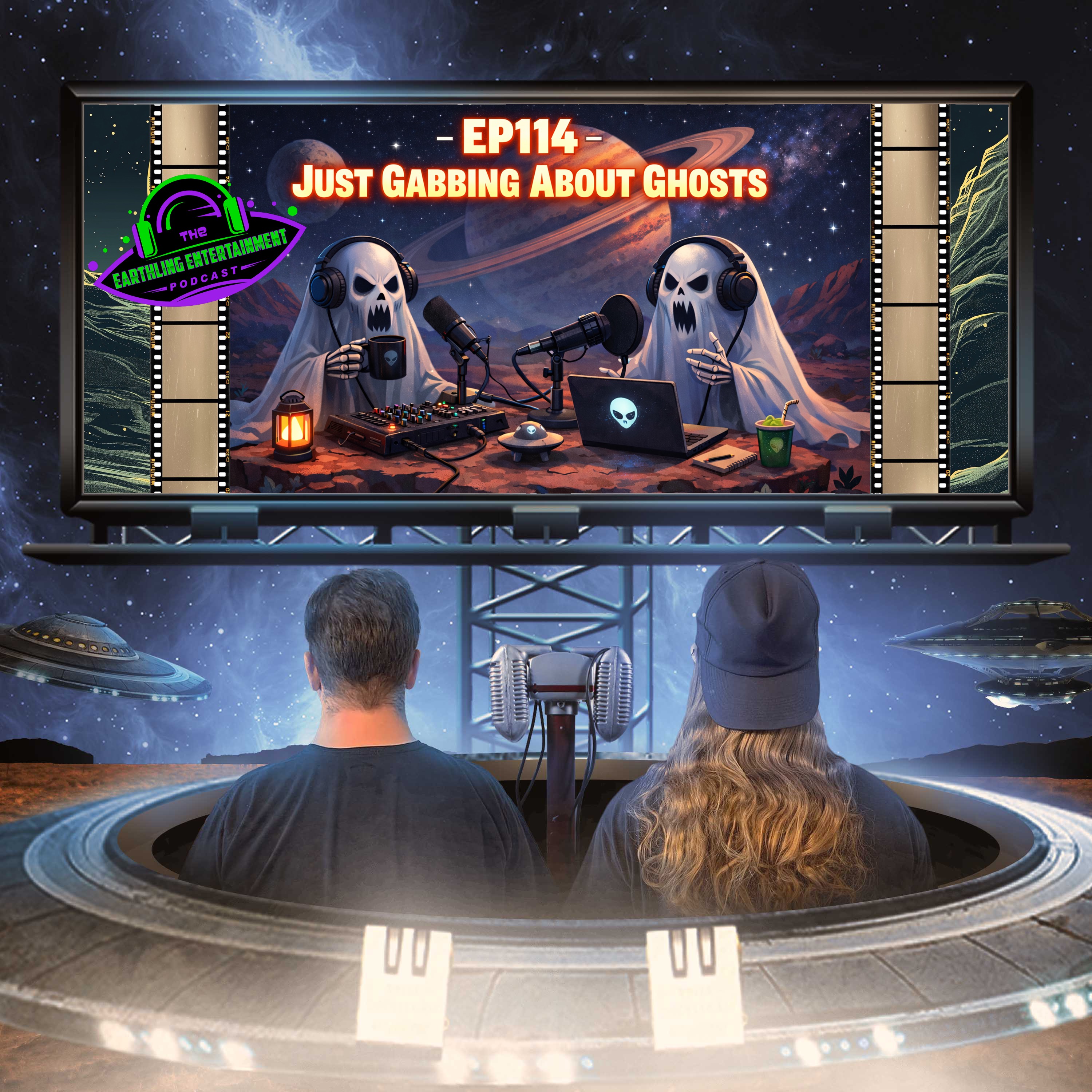 EP114 - Just Gabbing About Ghosts episode artwork