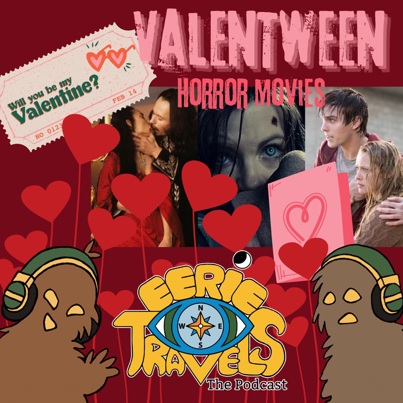 Episode 242 - Valentween, Horror Movies for Valentine's Day episode artwork