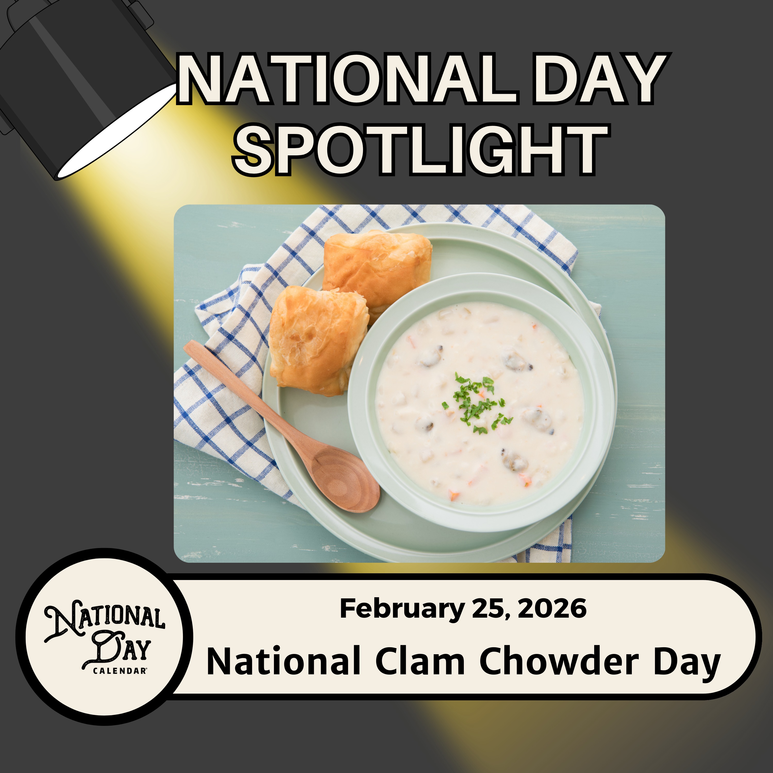 National Clam Chowder Day