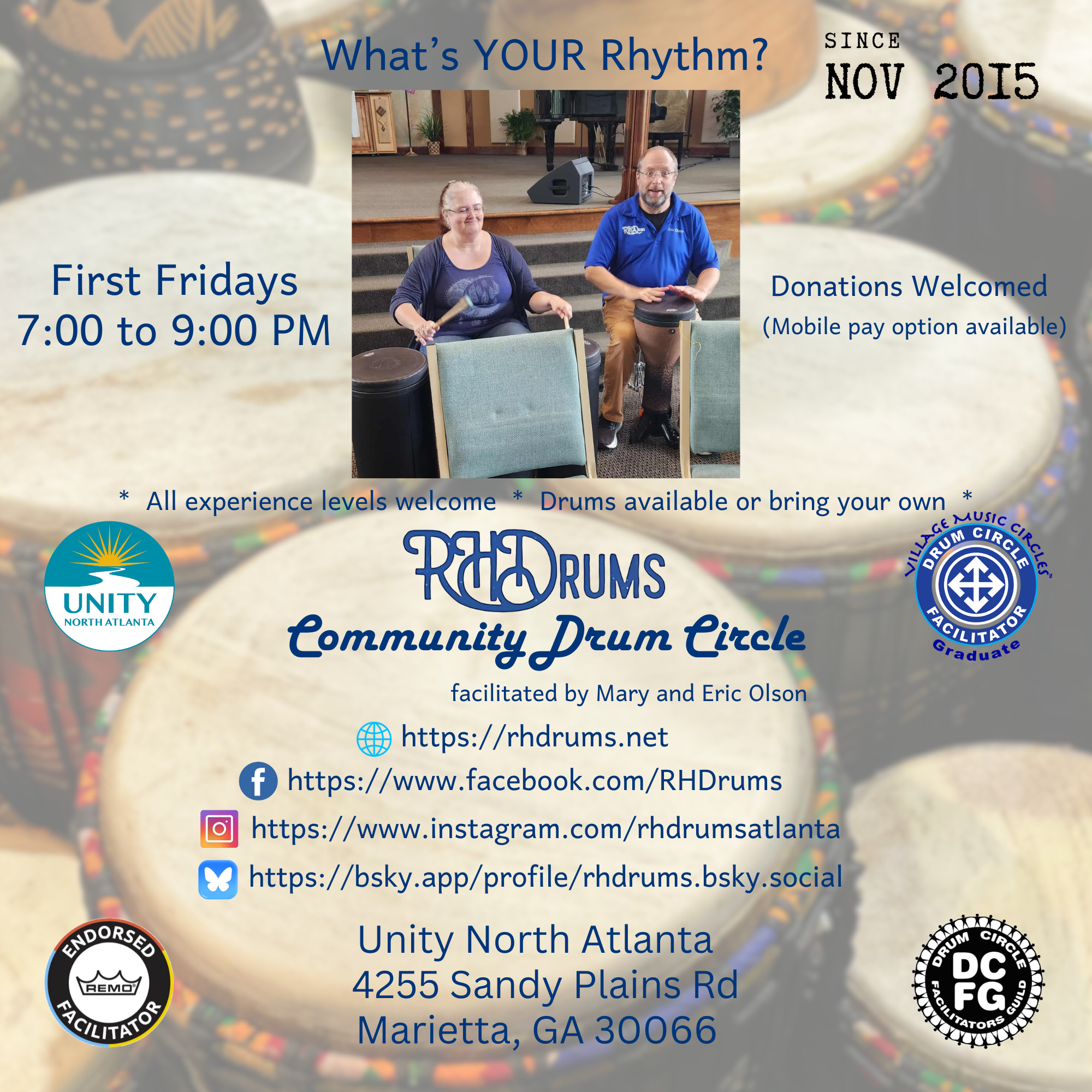2026.01.02 RH Drums Community Drum Circle episode artwork